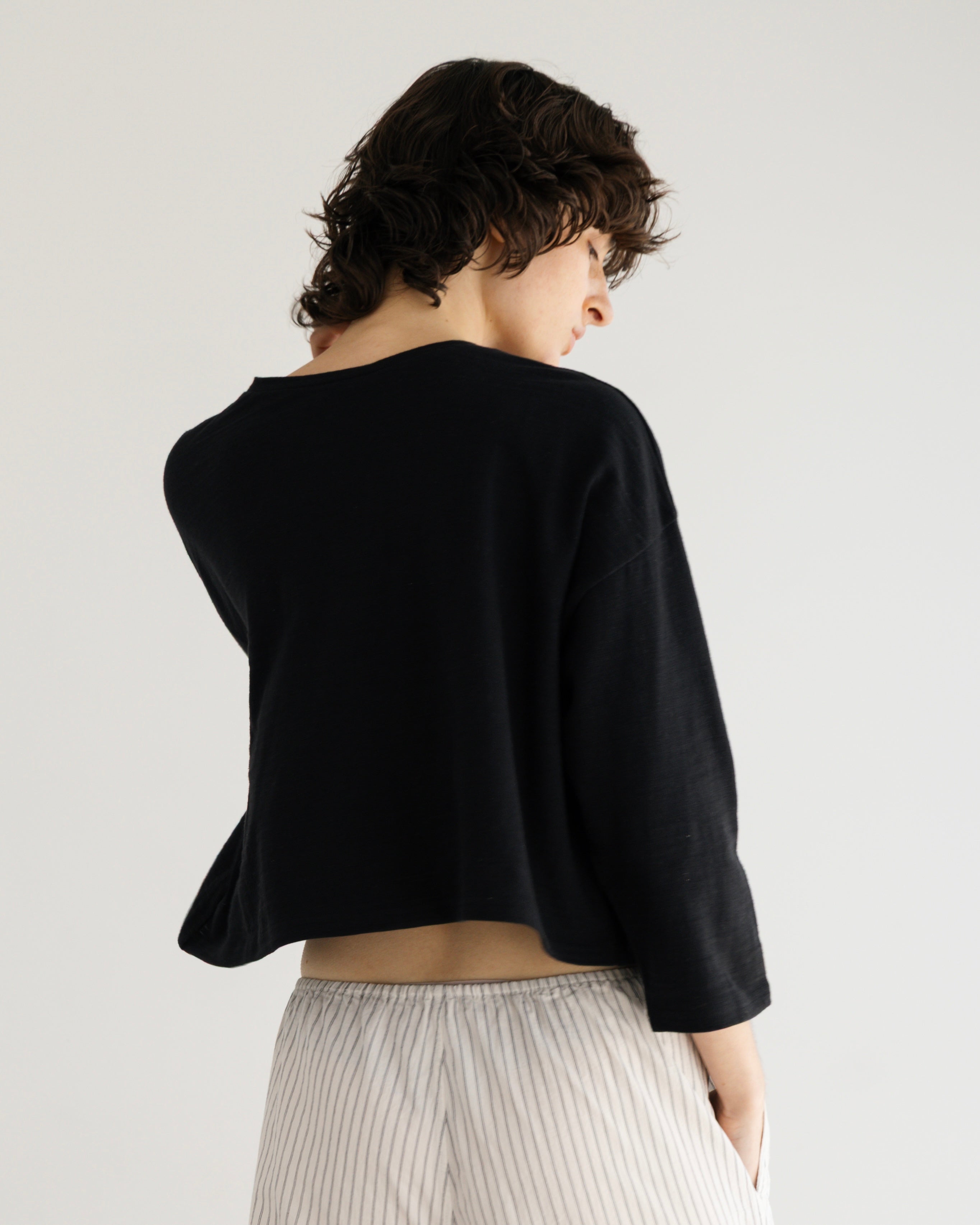 COTTON JERSEY LONG SLEEVE PULLOVER(コットンジャージロングスリーブプルオーバー)|BIYOMA(ビヨーマ)OFFICIAL ONLINE STORE