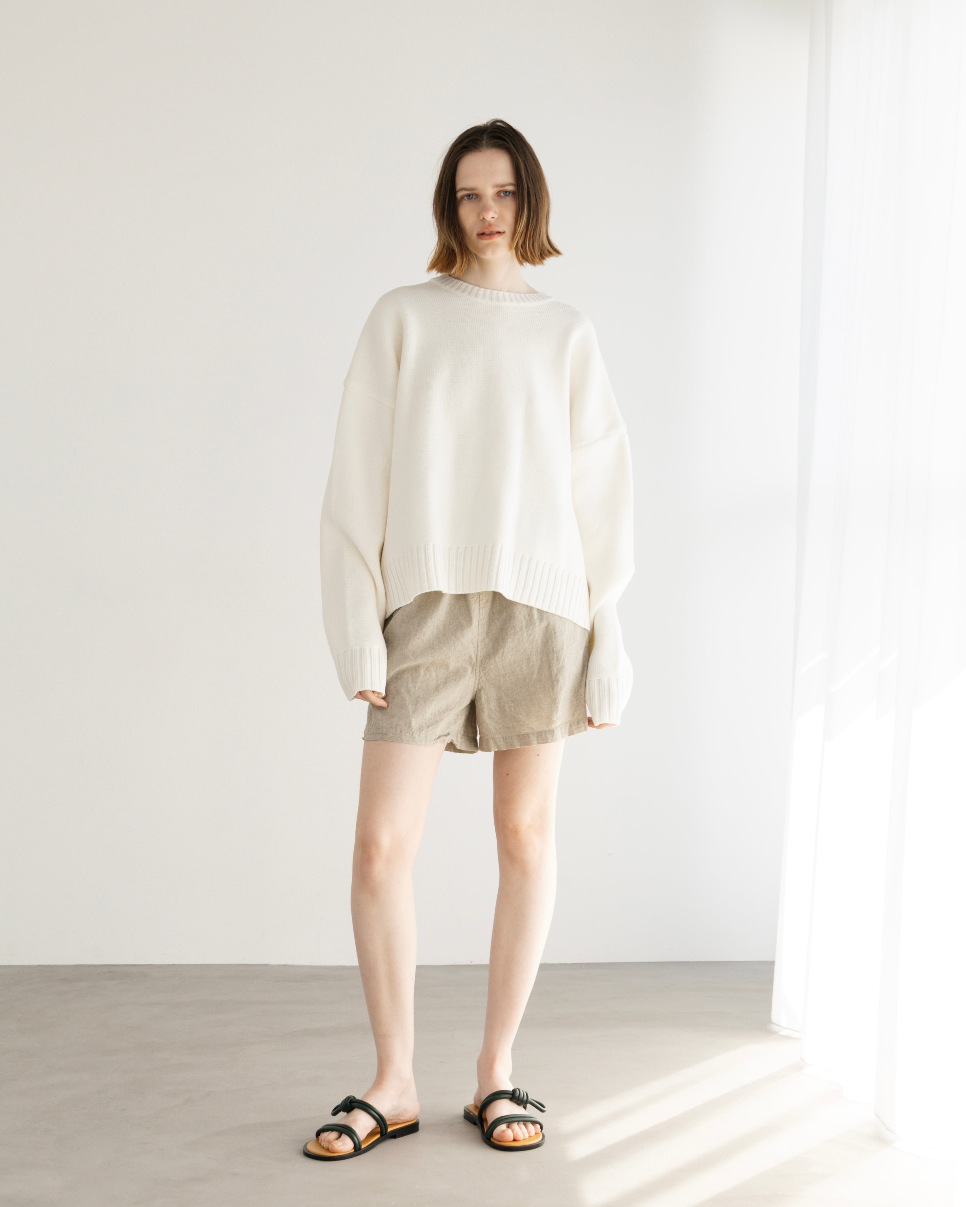 COTTON ACRYLIC KNIT PULLOVER(コットンアクリルニットプルオーバー)|BIYOMA(ビヨーマ)OFFICIAL ONLINE STORE