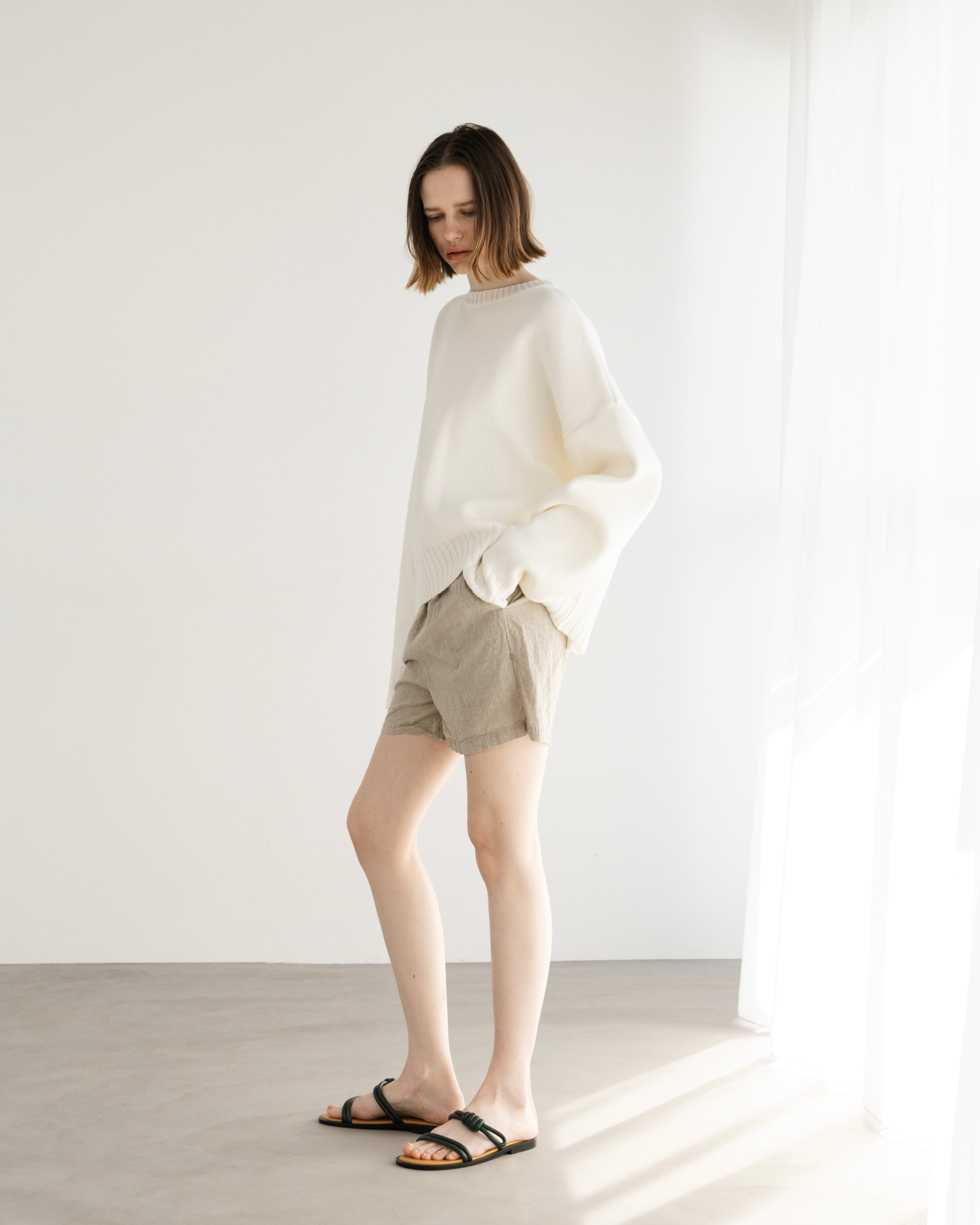 COTTON ACRYLIC KNIT PULLOVER(コットンアクリルニットプルオーバー)|BIYOMA(ビヨーマ)OFFICIAL ONLINE STORE