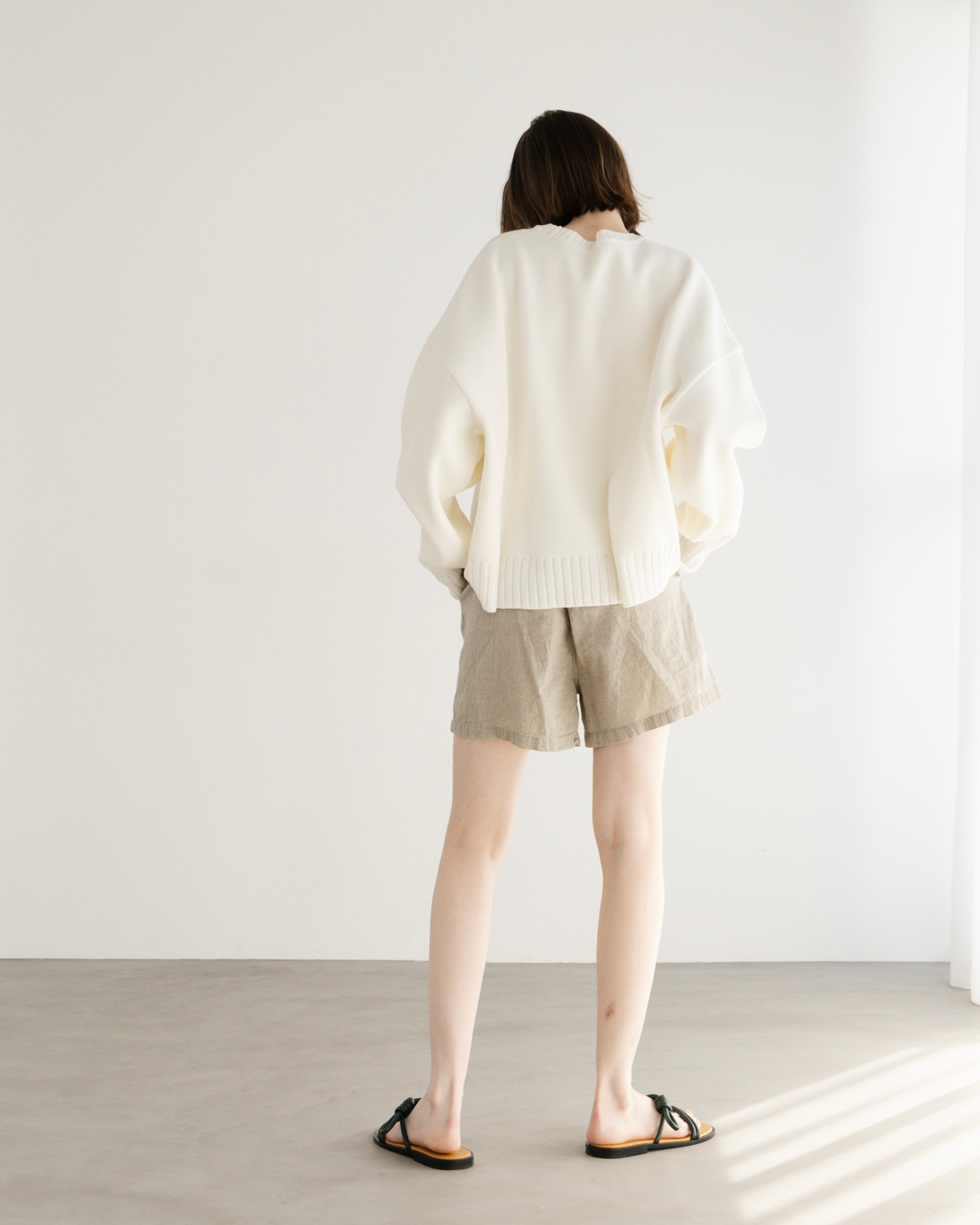 COTTON ACRYLIC KNIT PULLOVER(コットンアクリルニットプルオーバー)|BIYOMA(ビヨーマ)OFFICIAL ONLINE STORE