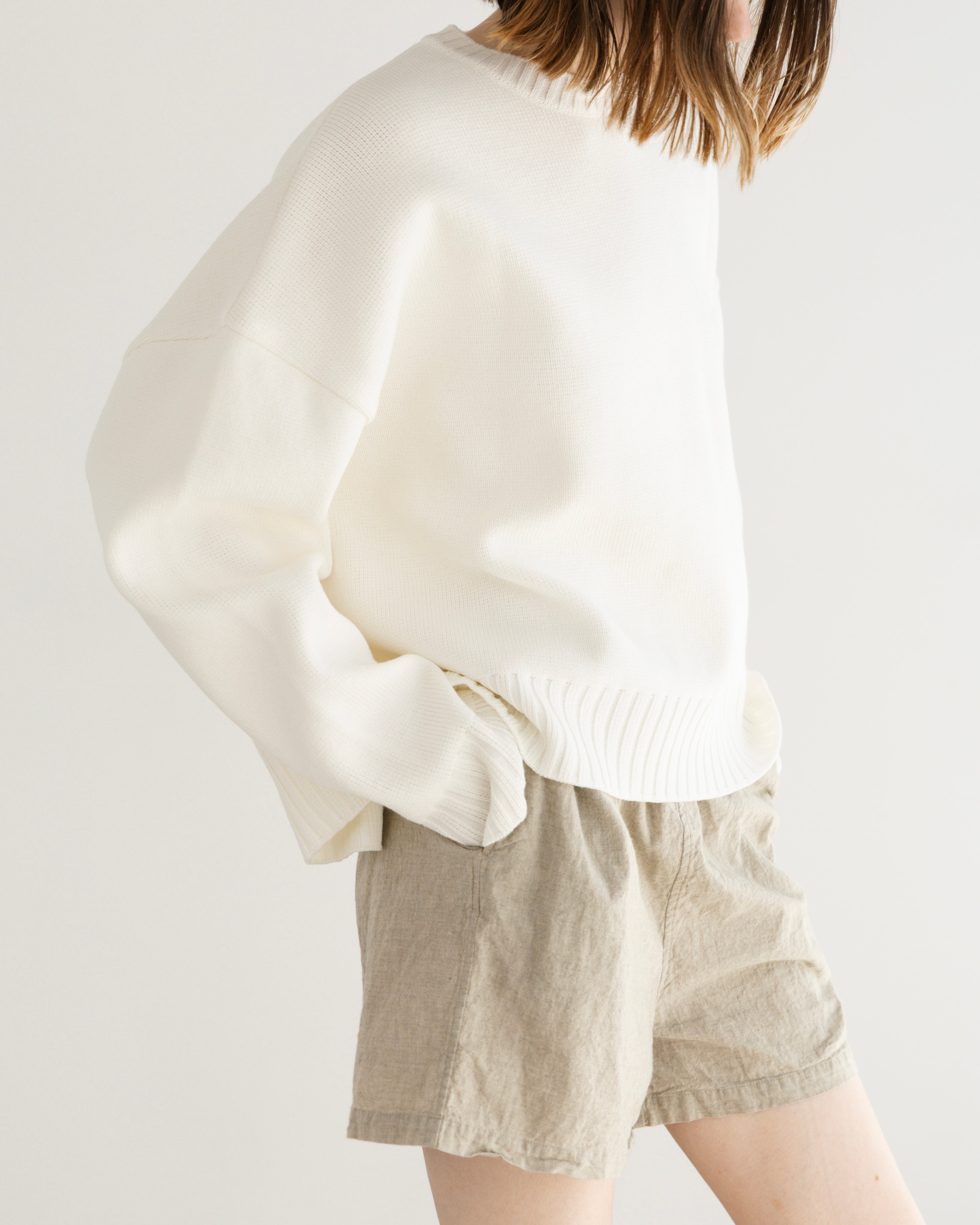 COTTON ACRYLIC KNIT PULLOVER(コットンアクリルニットプルオーバー)|BIYOMA(ビヨーマ)OFFICIAL ONLINE STORE