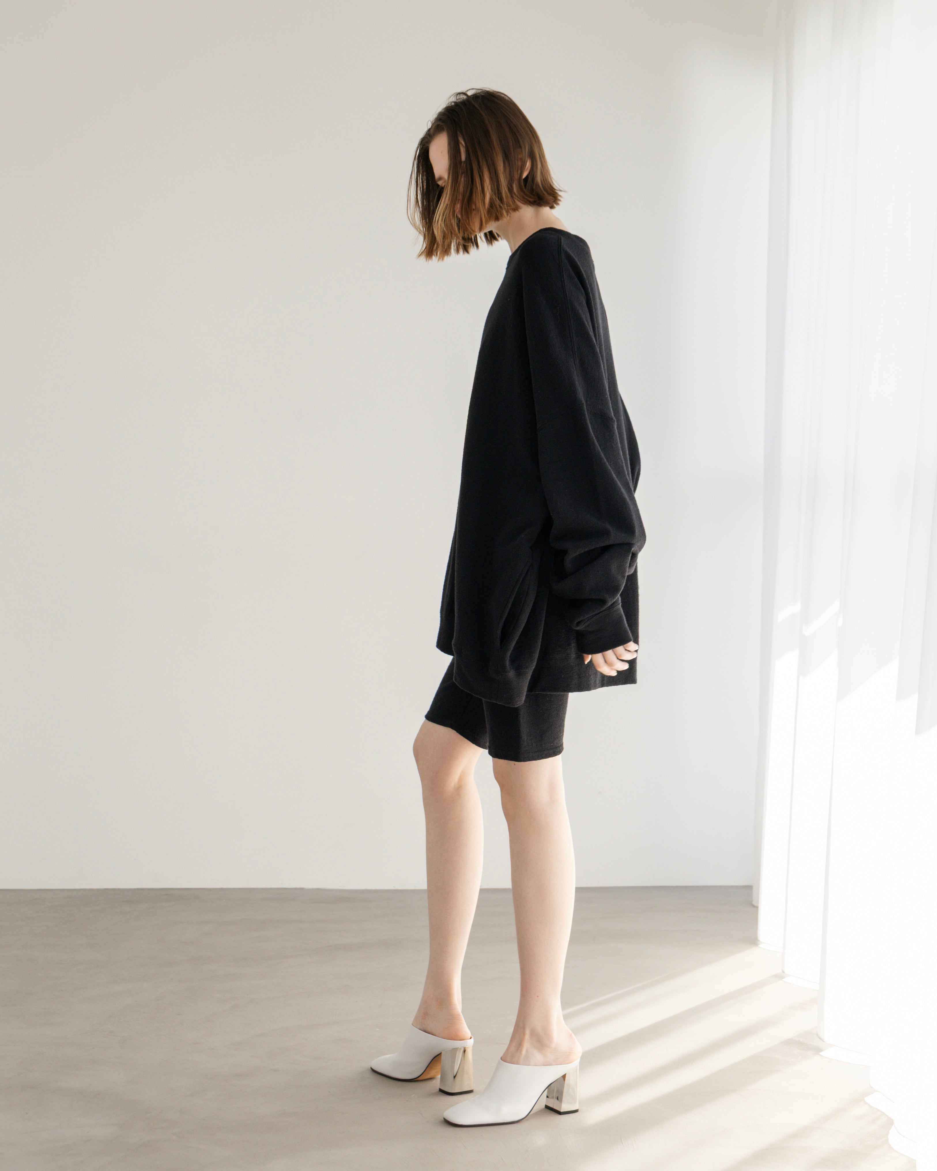 COTTON LINEN RIB LOOSE SILHOUETTE PULLOVER(コットンリネンリブルーズシルエットプルオーバー)|BIYOMA(ビヨーマ)OFFICIAL ONLINE STORE