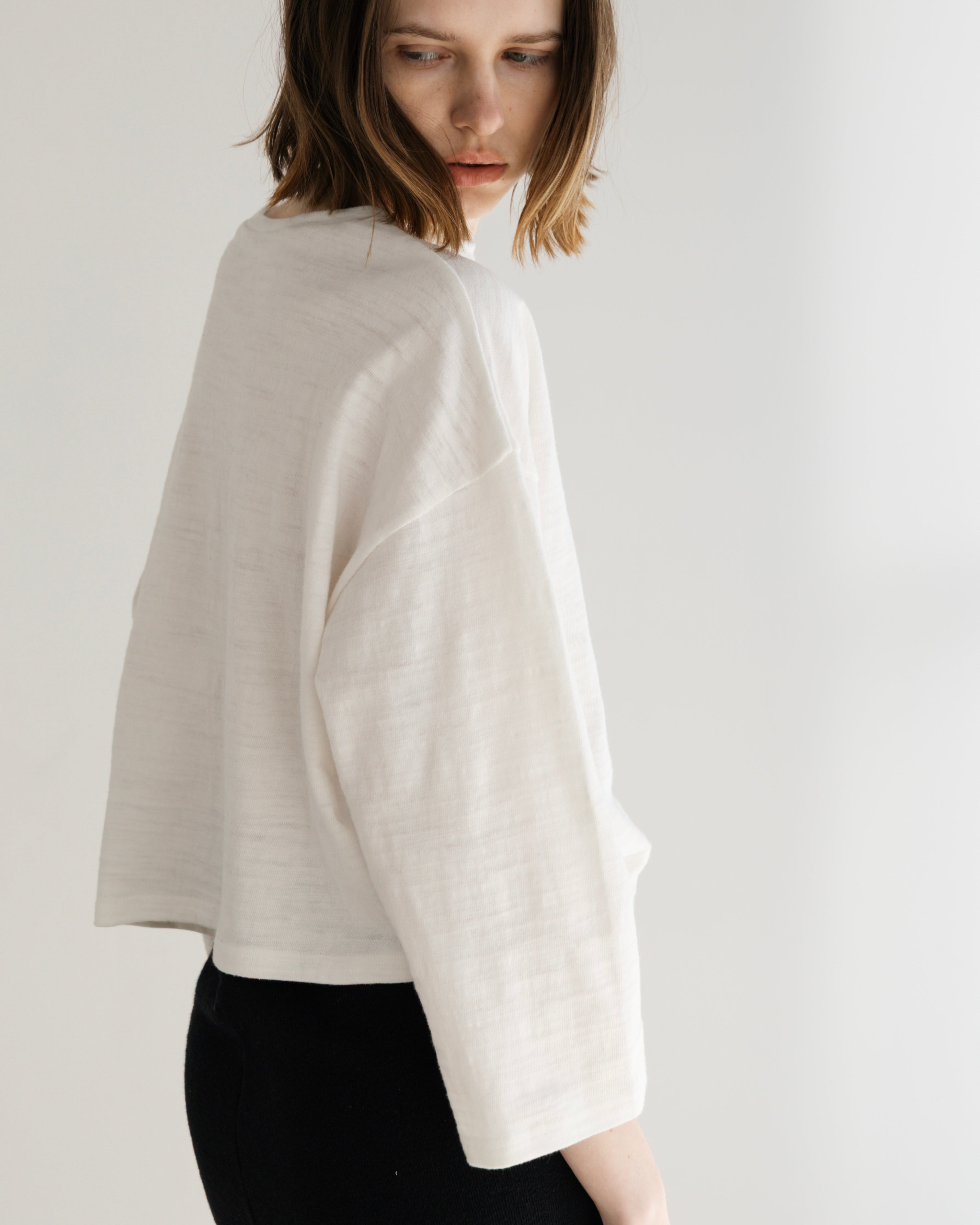 COTTON JERSEY LONG SLEEVE PULLOVER(コットンジャージロングスリーブプルオーバー)|BIYOMA(ビヨーマ)OFFICIAL ONLINE STORE