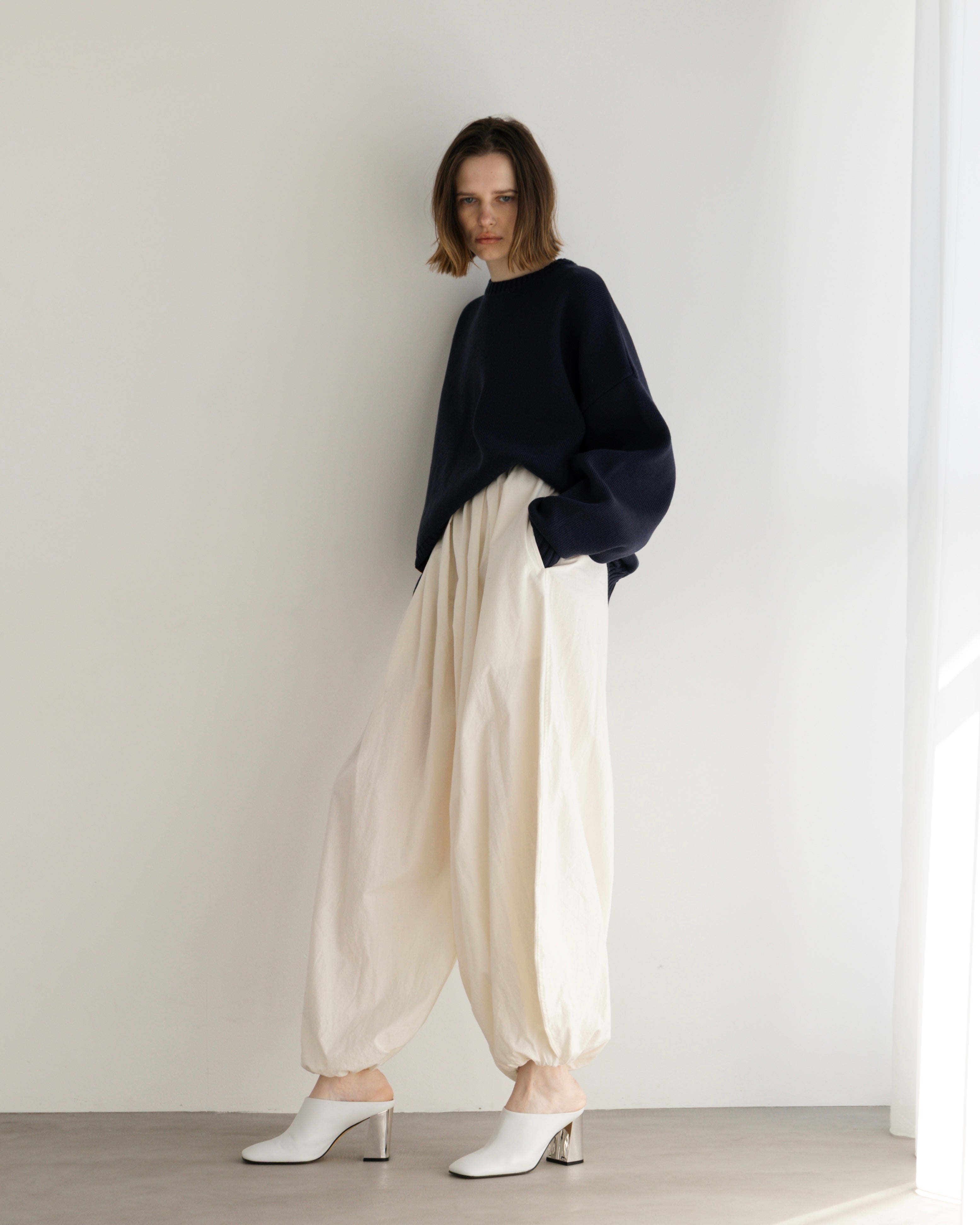COTTON ACRYLIC KNIT PULLOVER(コットンアクリルニットプルオーバー)|BIYOMA(ビヨーマ)OFFICIAL ONLINE STORE