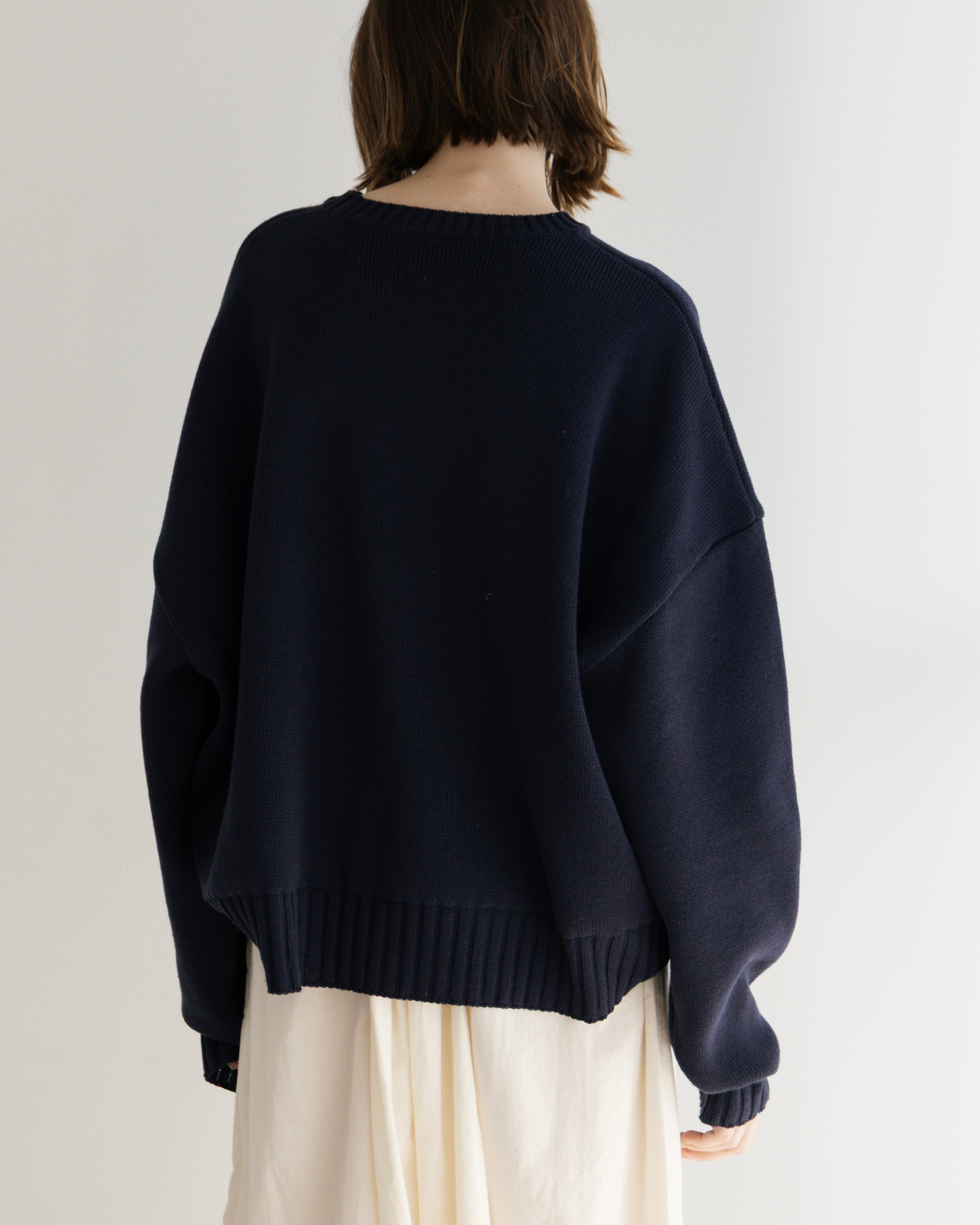 COTTON ACRYLIC KNIT PULLOVER(コットンアクリルニットプルオーバー)|BIYOMA(ビヨーマ)OFFICIAL ONLINE STORE