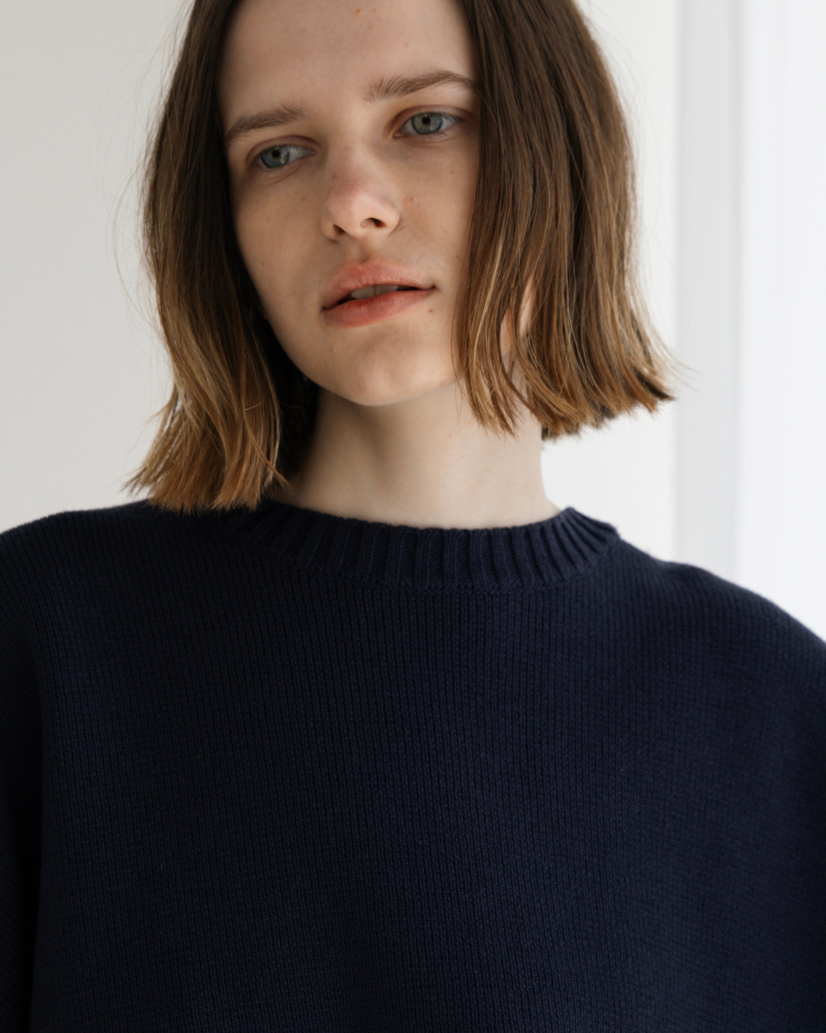 COTTON ACRYLIC KNIT PULLOVER(コットンアクリルニットプルオーバー)|BIYOMA(ビヨーマ)OFFICIAL ONLINE STORE