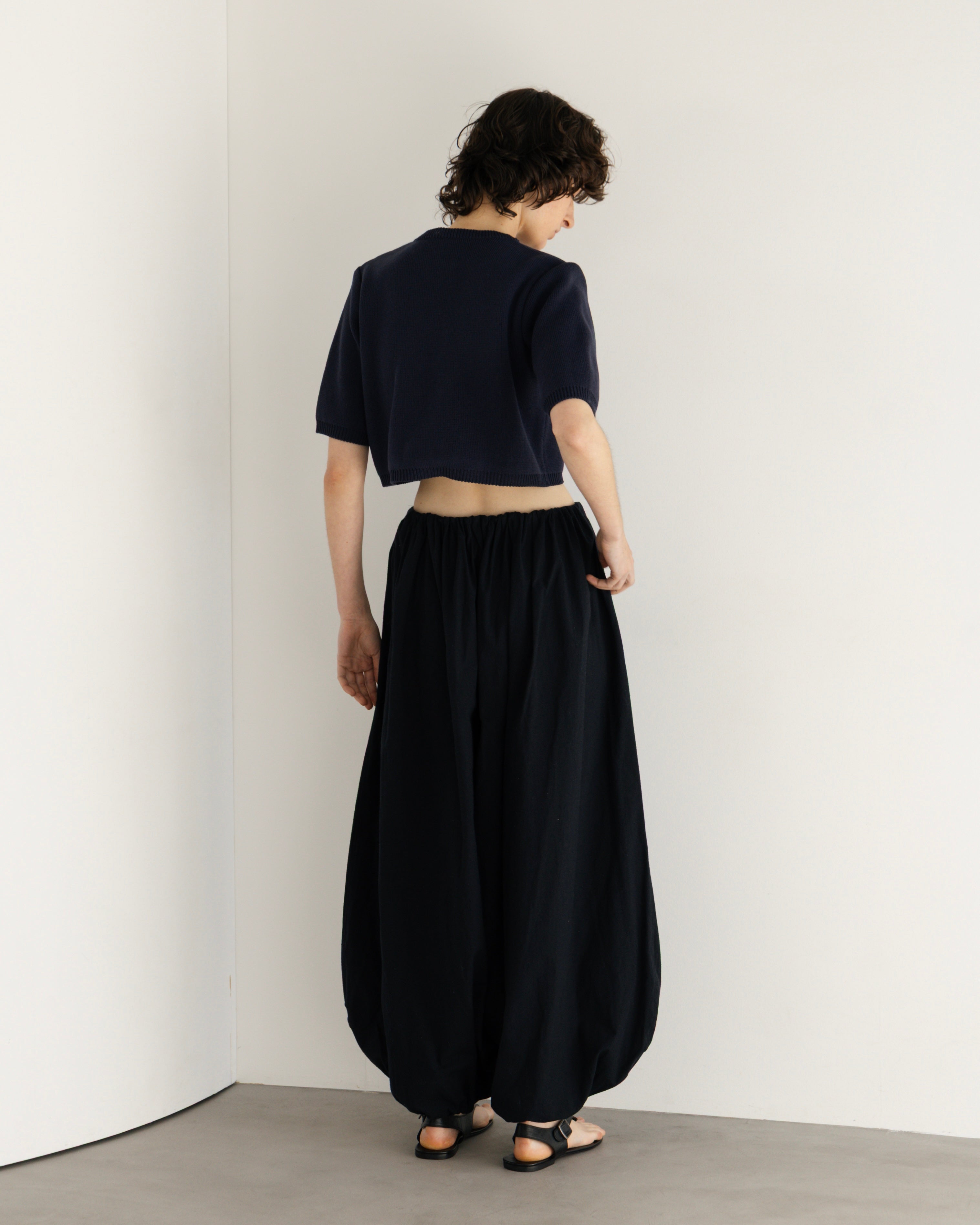 COTTON ACRYLIC SHORT SLEEVE KNIT CARDIGAN(コットンアクリルショートスリーブニットカーディガン)|BIYOMA(ビヨーマ)OFFICIAL ONLINE STORE