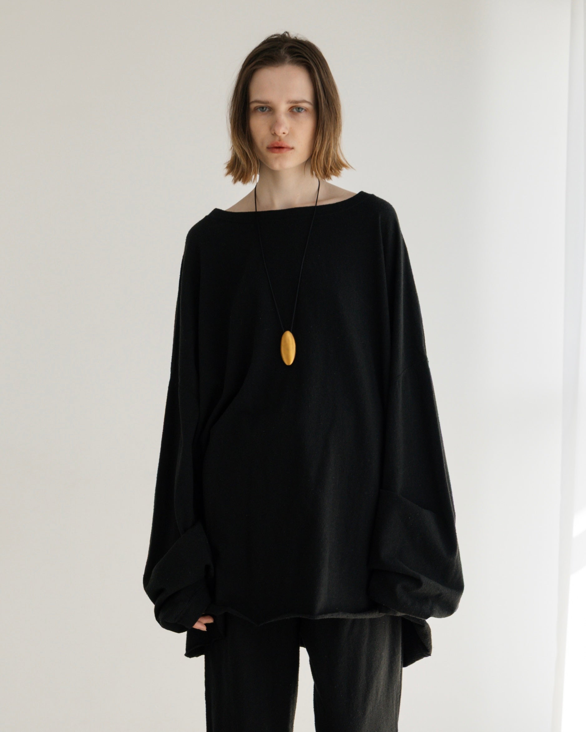 COTTON SILK LOOSE SILHOUETTE PULLOVER(コットンシルクルーズシルエットプルオーバー)|BIYOMA(ビヨーマ)OFFICIAL ONLINE STORE
