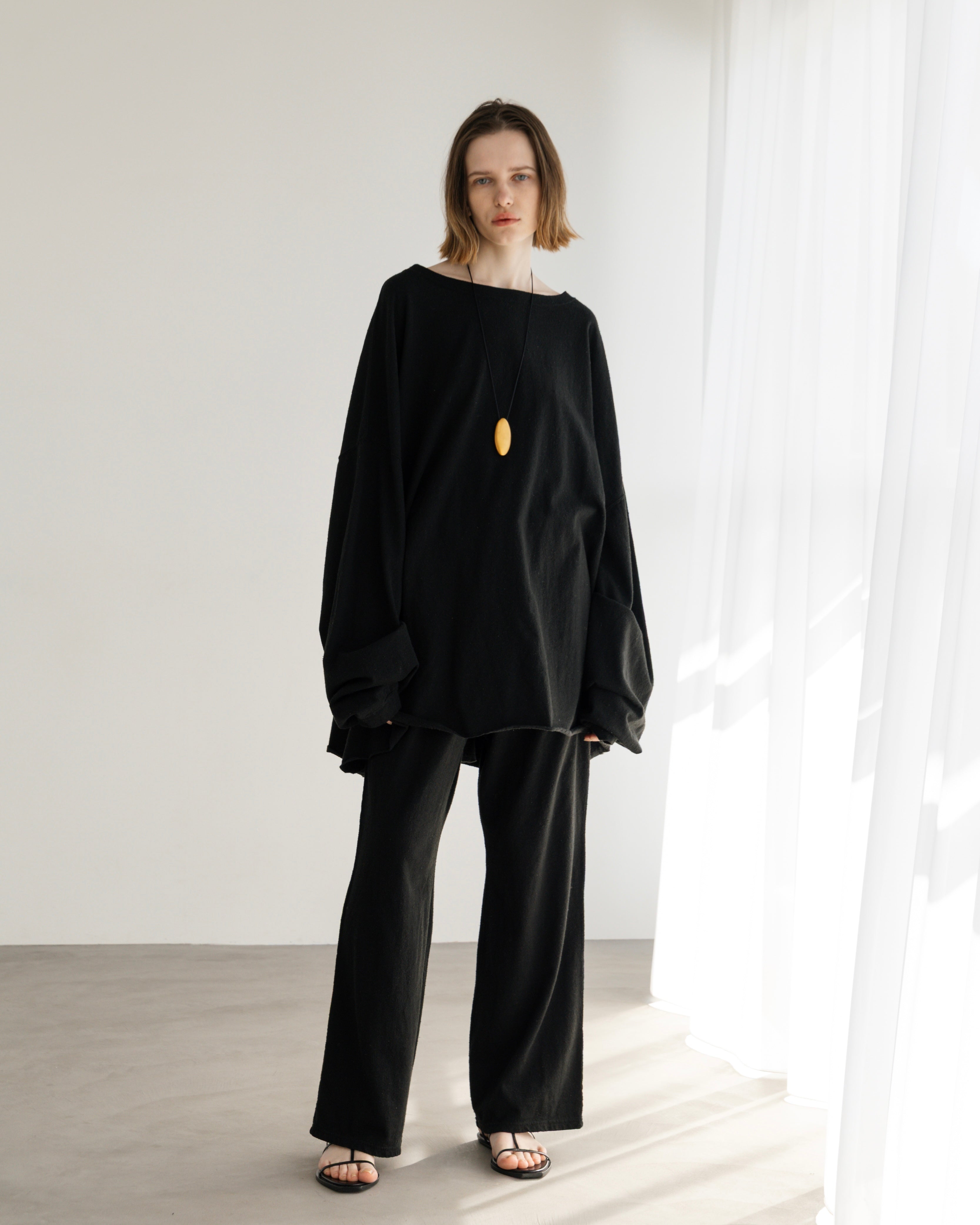 COTTON SILK LOOSE SILHOUETTE PULLOVER(コットンシルクルーズシルエットプルオーバー)|BIYOMA(ビヨーマ)OFFICIAL ONLINE STORE