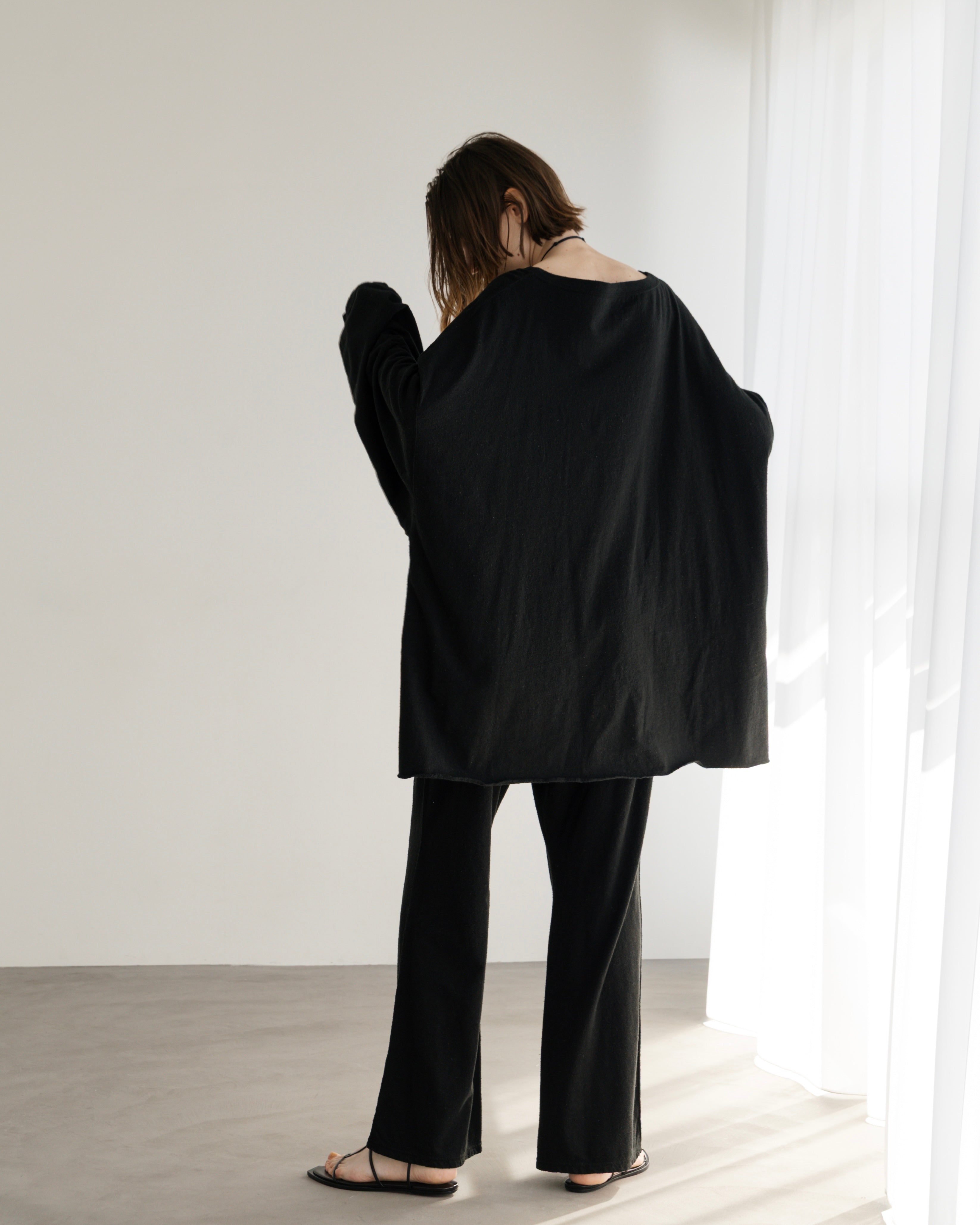 COTTON SILK LOOSE SILHOUETTE PULLOVER(コットンシルクルーズシルエットプルオーバー)|BIYOMA(ビヨーマ)OFFICIAL ONLINE STORE