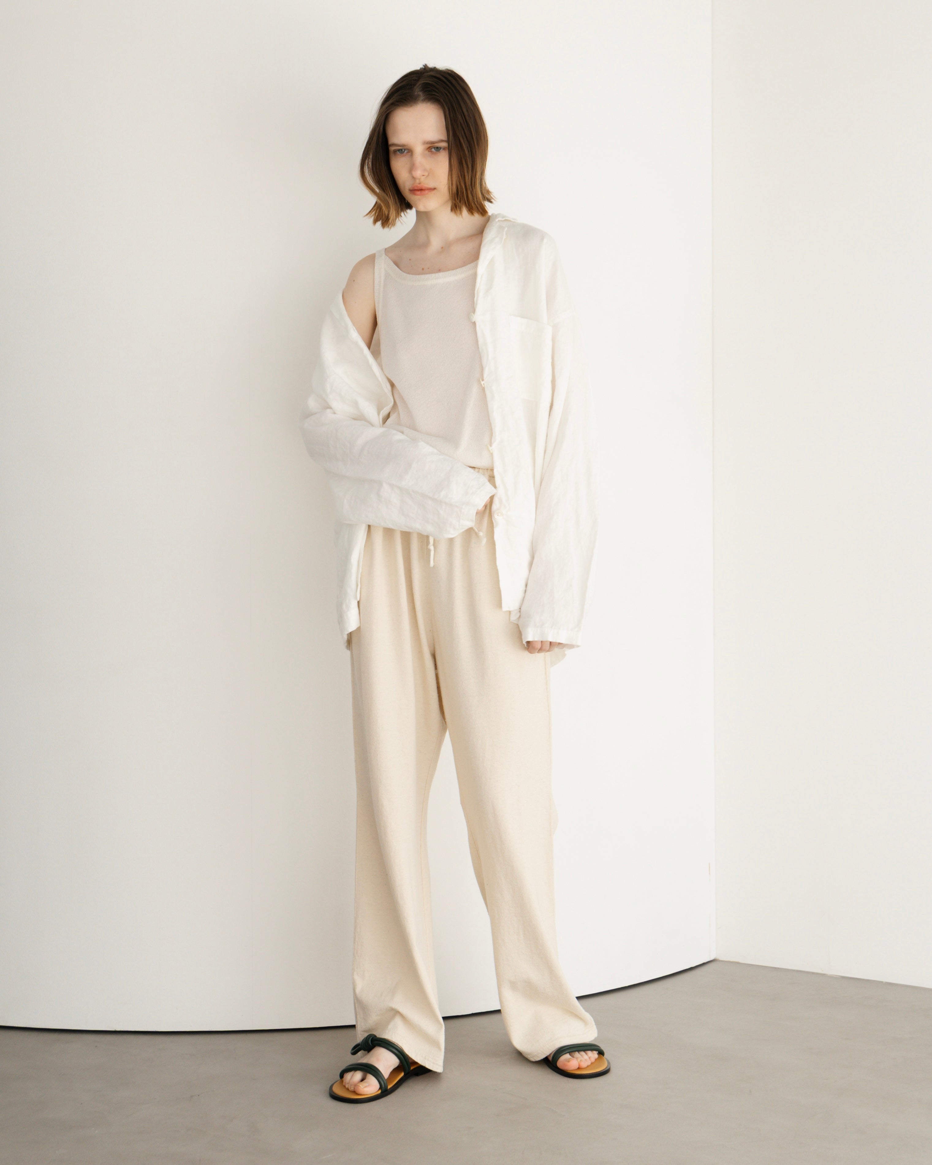 LINEN OPEN COLLAR SHIRT(リネンオープンカラーシャツ)|BIYOMA(ビヨーマ)OFFICIAL ONLINE STORE
