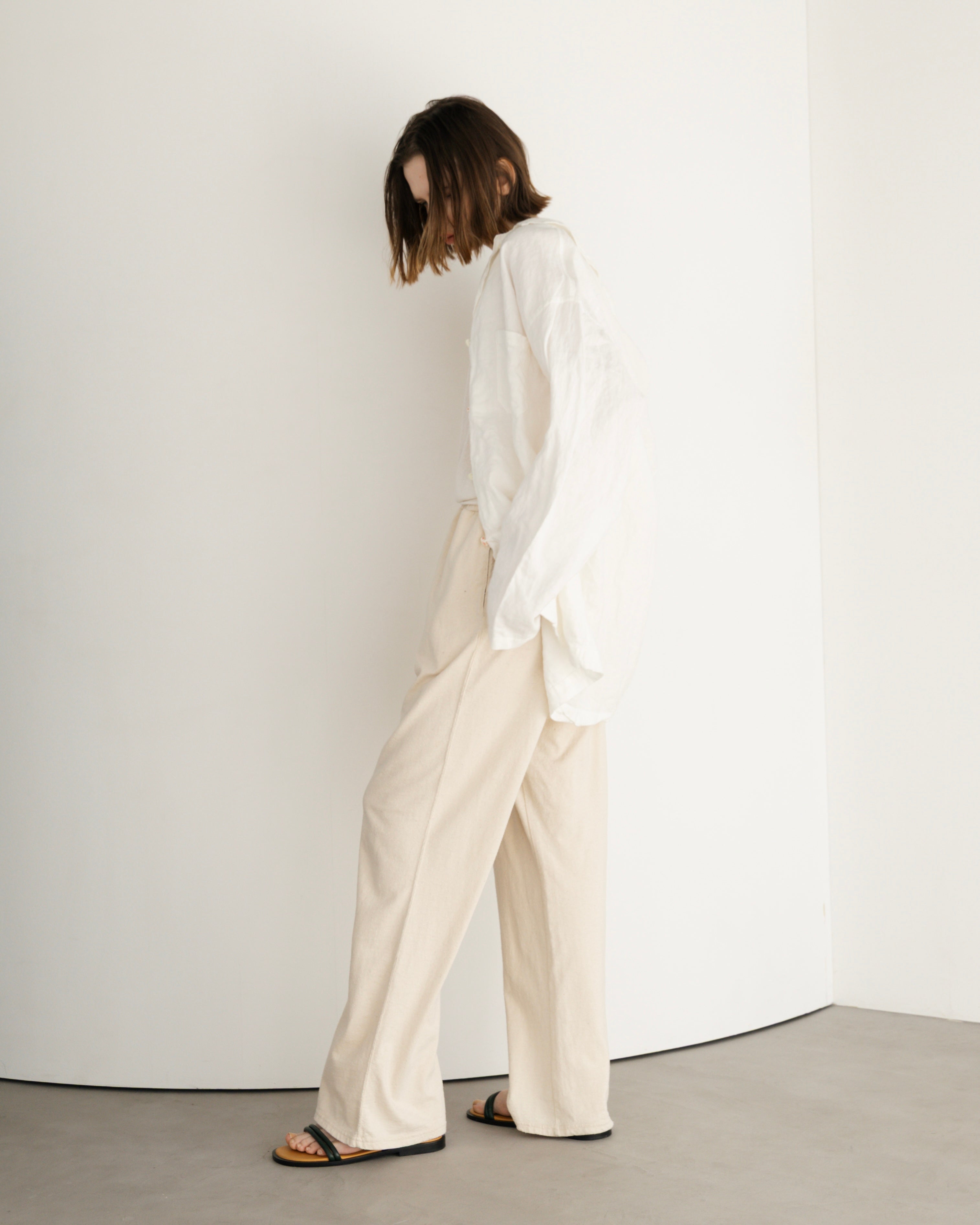 LINEN OPEN COLLAR SHIRT(リネンオープンカラーシャツ)|BIYOMA(ビヨーマ)OFFICIAL ONLINE STORE