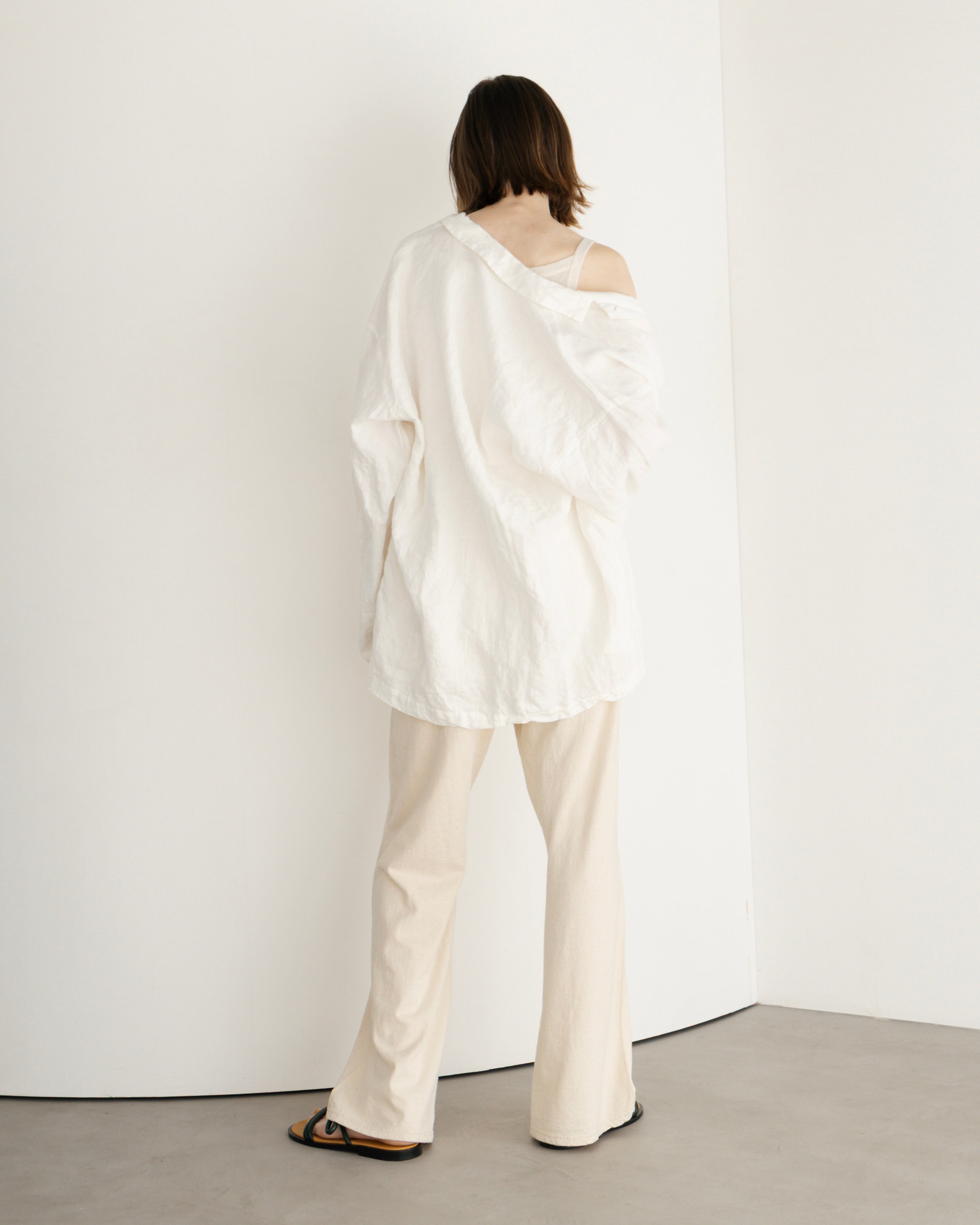 LINEN OPEN COLLAR SHIRT(リネンオープンカラーシャツ)|BIYOMA(ビヨーマ)OFFICIAL ONLINE STORE