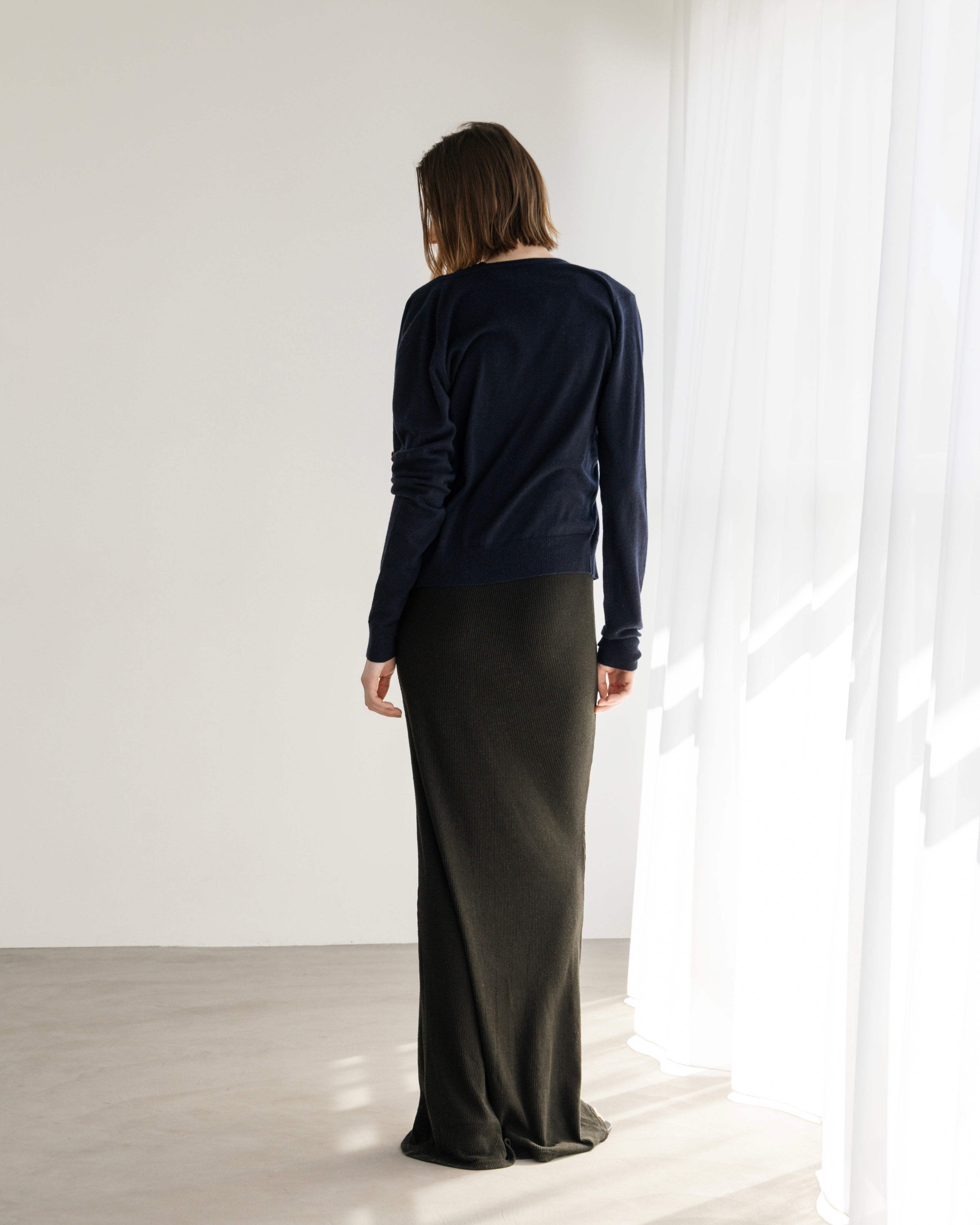 SILK RIB NO SLEEVE DRESS(シルクリブノースリーブドレス)|BIYOMA(ビヨーマ)OFFICIAL ONLINE STORE