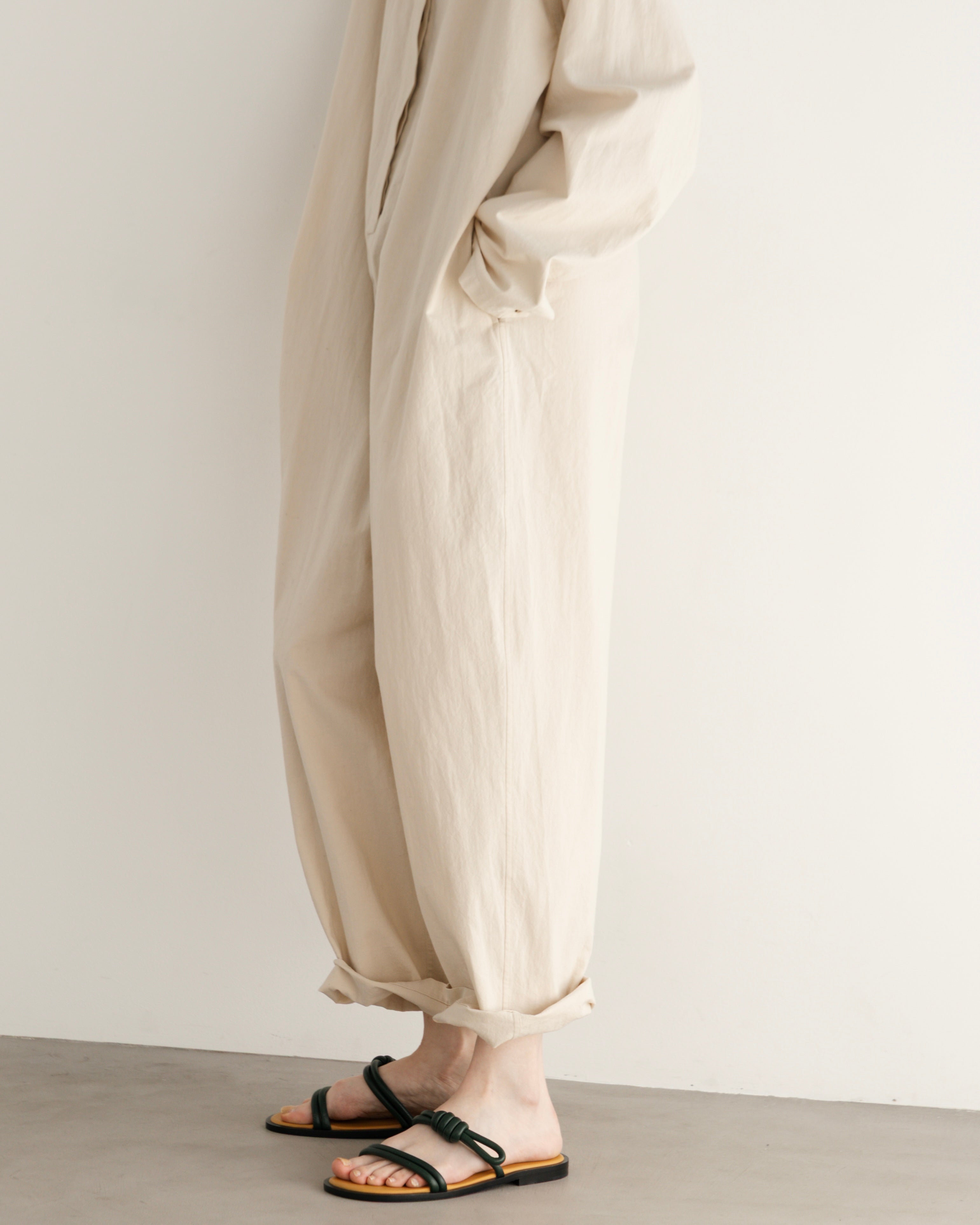 WASHER COTTON JUMP SUIT(ウォッシャーコットンジャンプスーツ)|BIYOMA(ビヨーマ)OFFICIAL ONLINE STORE