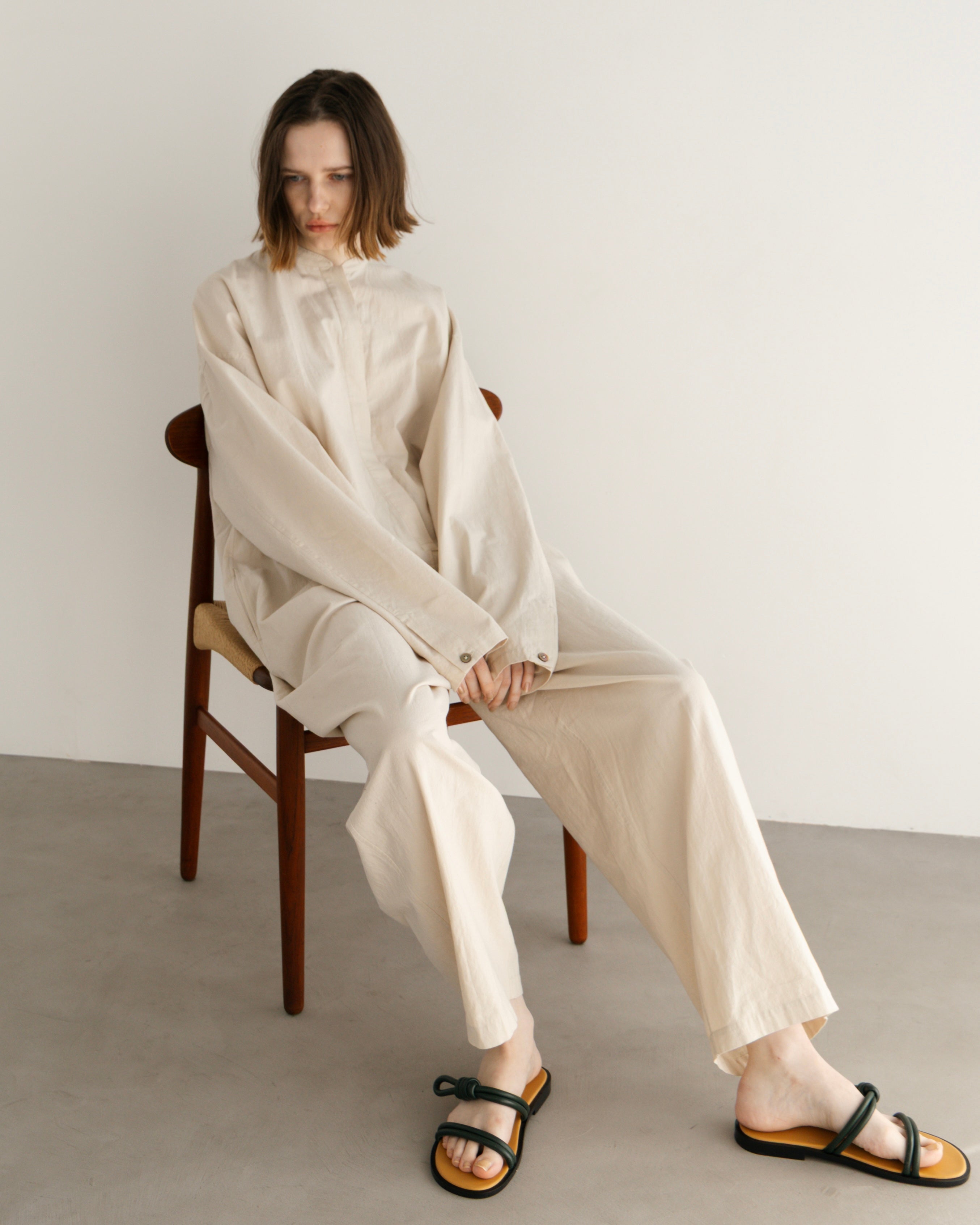 WASHER COTTON JUMP SUIT(ウォッシャーコットンジャンプスーツ)|BIYOMA(ビヨーマ)OFFICIAL ONLINE STORE