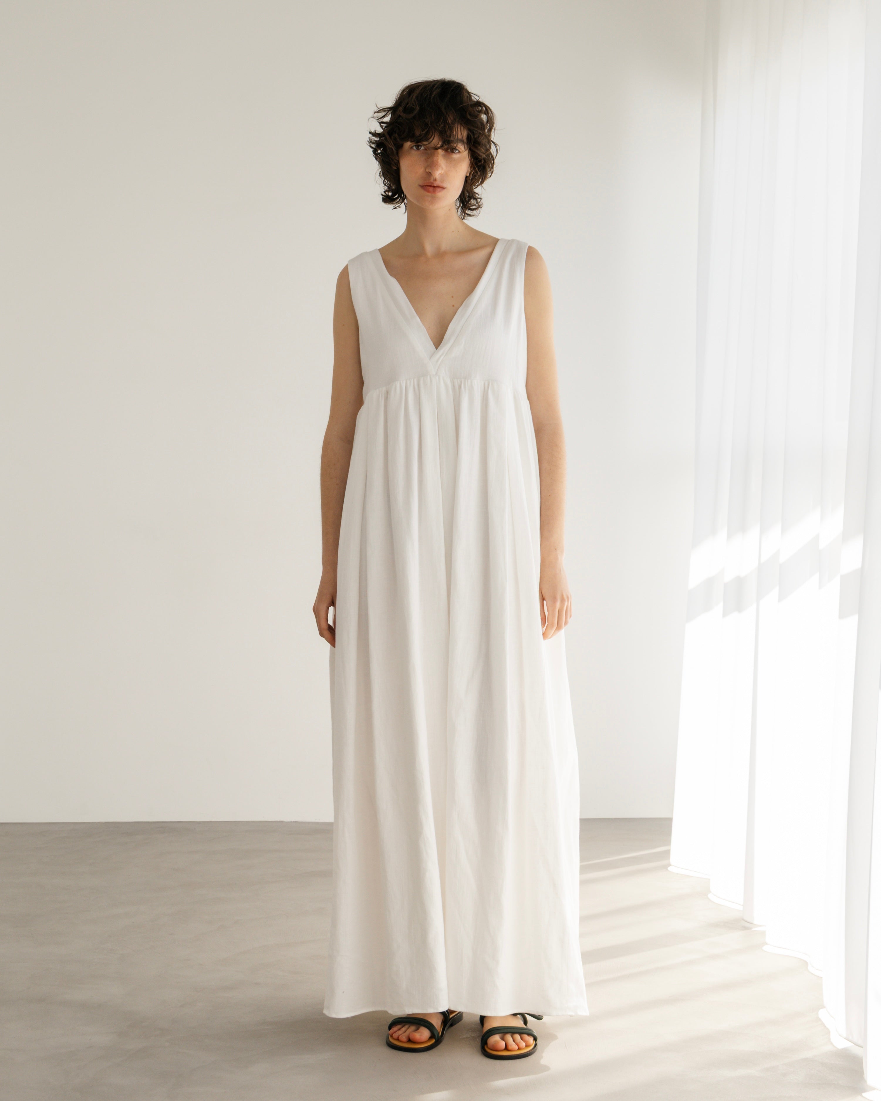 COTTON GATHERED DRESS(コットンギャザードドレス)|BIYOMA(ビヨーマ)OFFICIAL ONLINE STORE