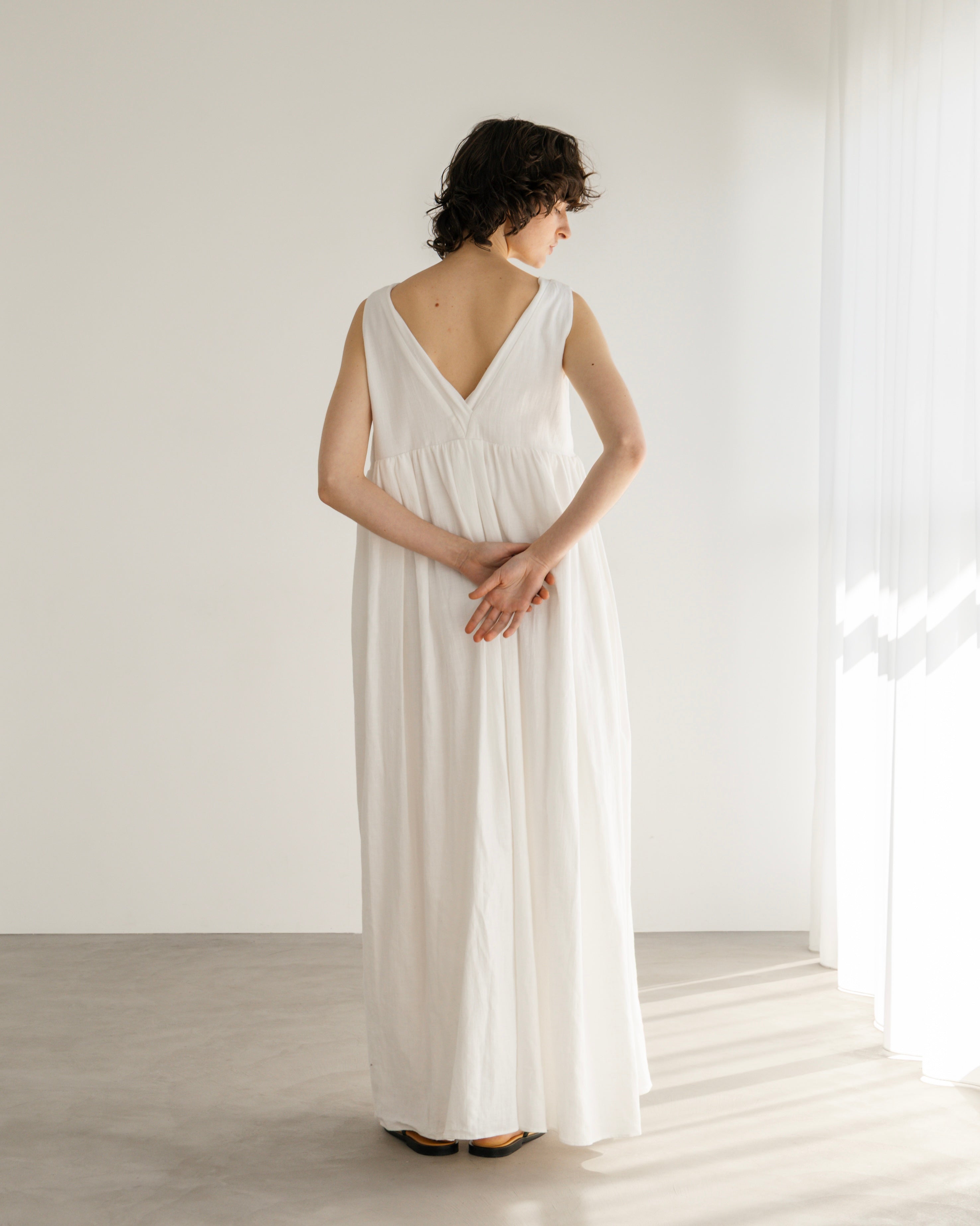 COTTON GATHERED DRESS(コットンギャザードドレス)|BIYOMA(ビヨーマ)OFFICIAL ONLINE STORE