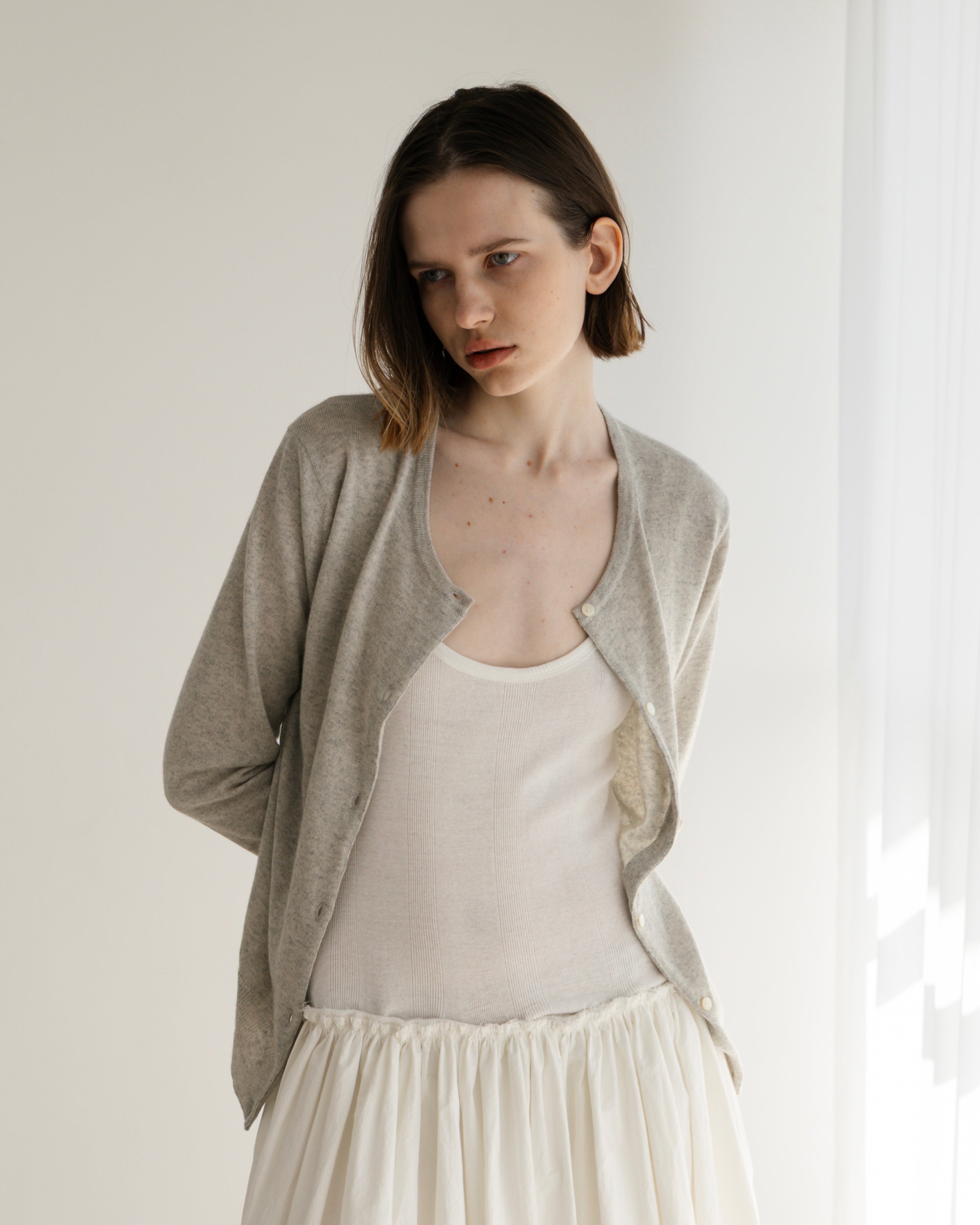 CASHMERE SILK KNIT CARDIGAN(カシミヤシルクニットカーディガン)|BIYOMA(ビヨーマ)OFFICIAL ONLINE STORE