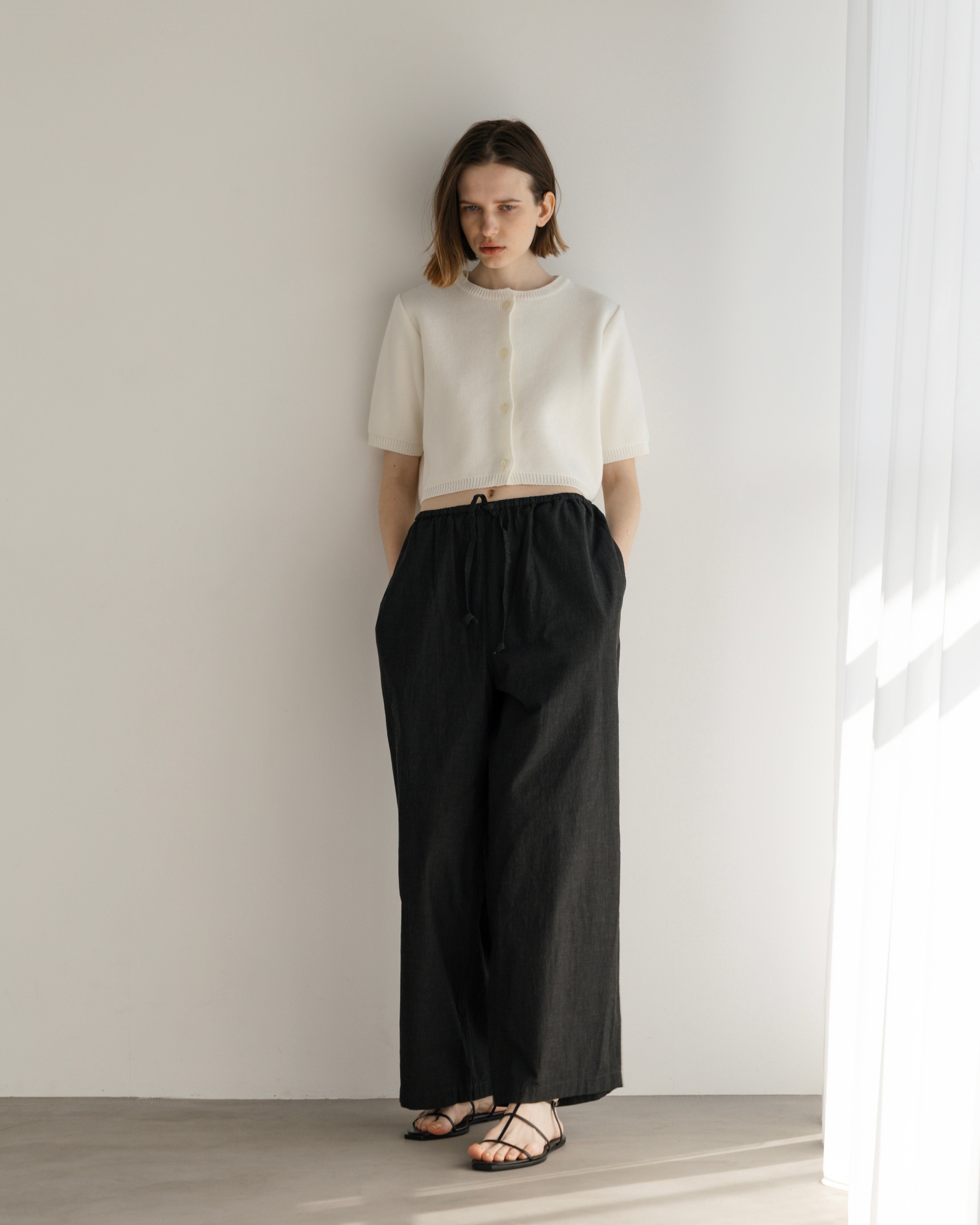 COTTON LINEN PAJAMA PANTS(コットンリネンパジャマパンツ)|BIYOMA(ビヨーマ)OFFICIAL ONLINE STORE