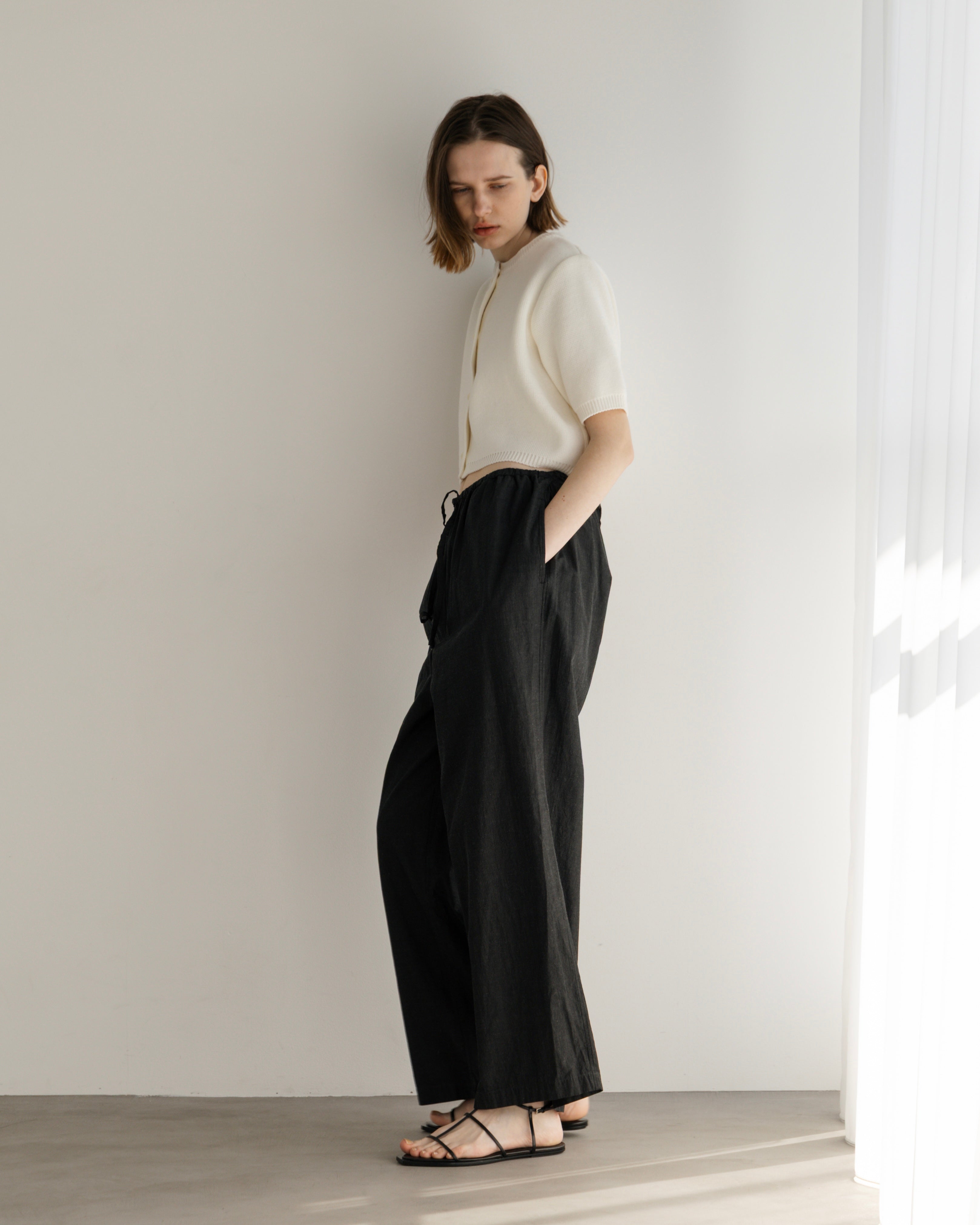 COTTON LINEN PAJAMA PANTS(コットンリネンパジャマパンツ)|BIYOMA(ビヨーマ)OFFICIAL ONLINE STORE