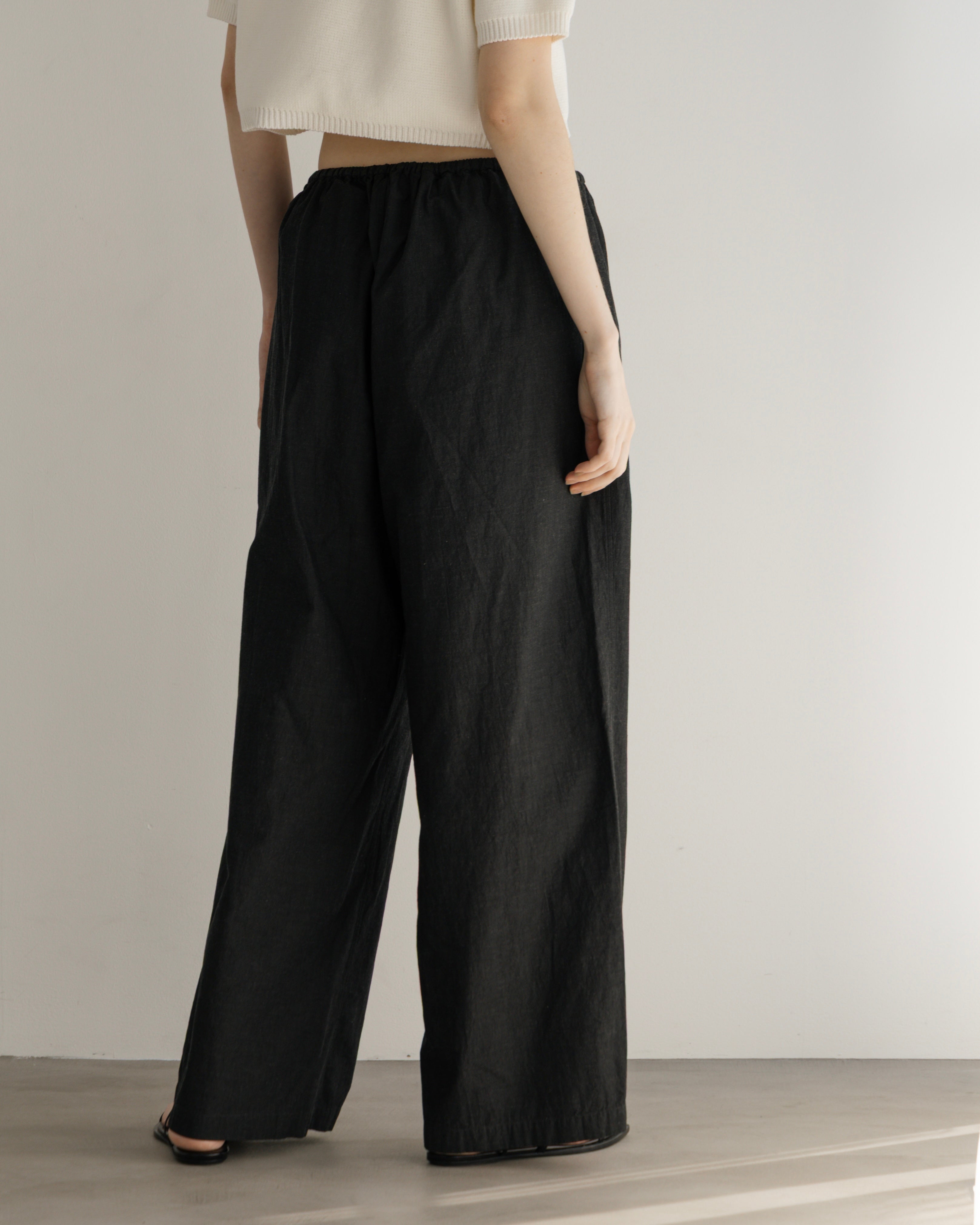 COTTON LINEN PAJAMA PANTS(コットンリネンパジャマパンツ)|BIYOMA(ビヨーマ)OFFICIAL ONLINE STORE