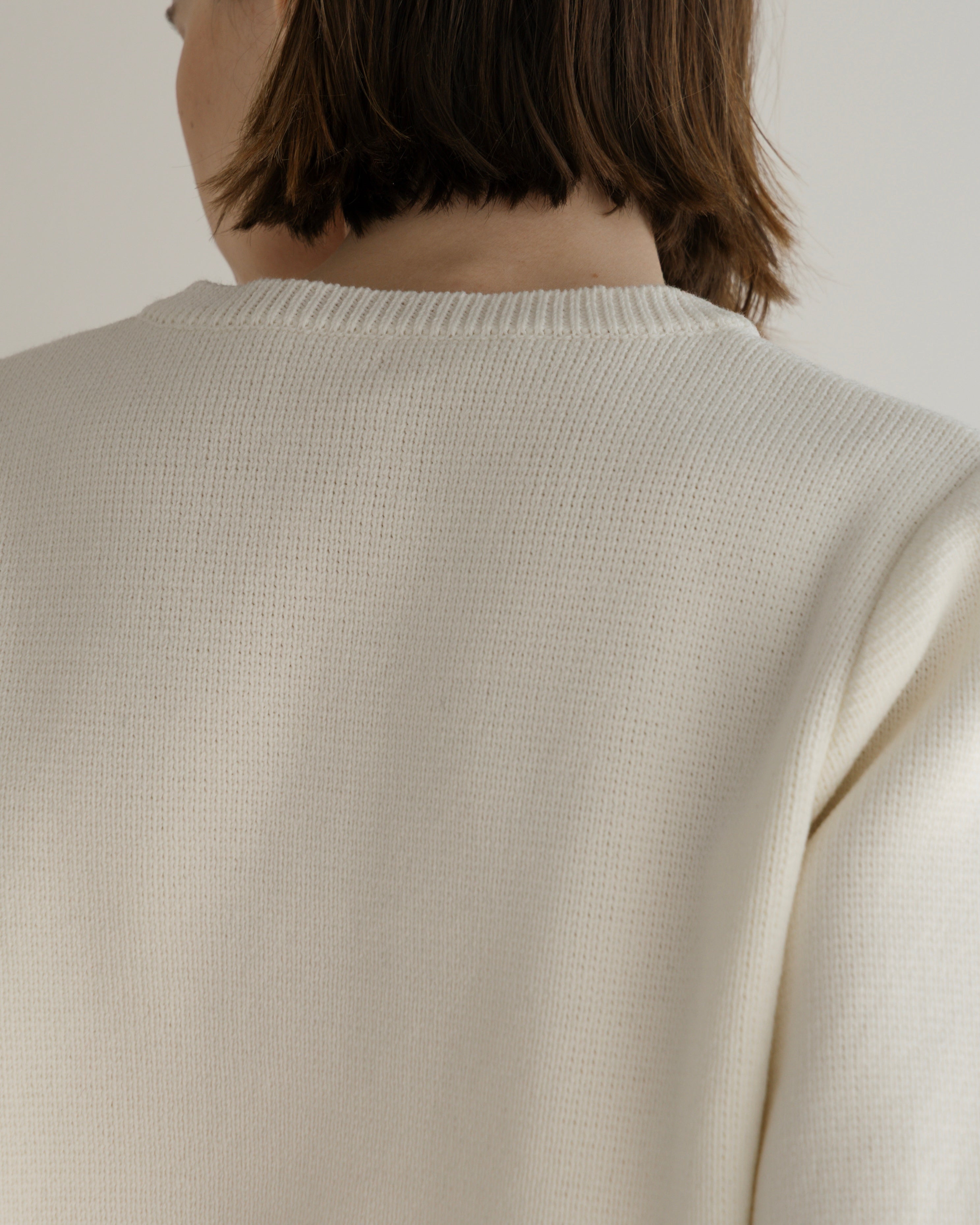 COTTON ACRYLIC SHORT SLEEVE KNIT CARDIGAN(コットンアクリルショートスリーブニットカーディガン)|BIYOMA(ビヨーマ)OFFICIAL ONLINE STORE