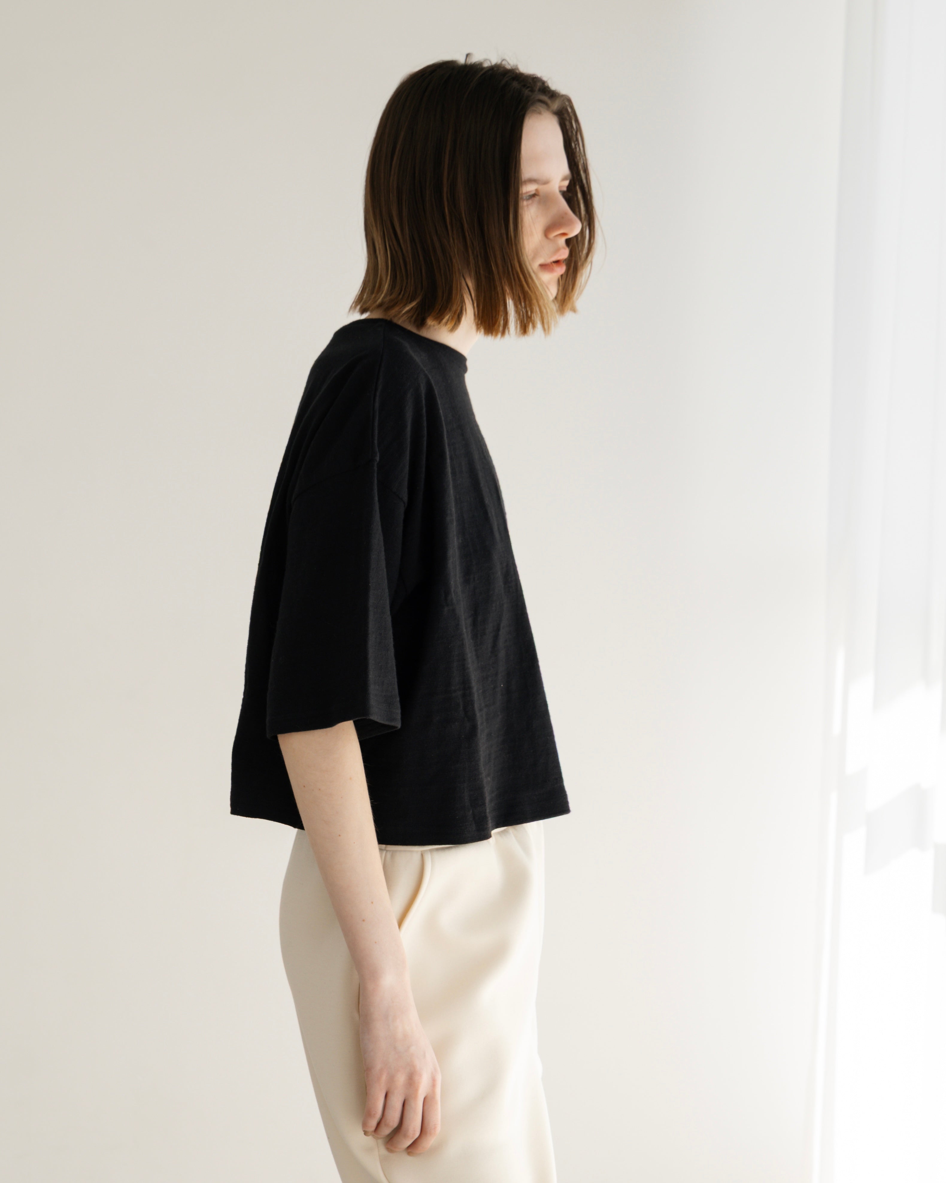 COTTON JERSEY SHORT SLEEVE PULLOVER(コットンジャージショートスリーブプルオーバー)|BIYOMA(ビヨーマ)OFFICIAL ONLINE STORE