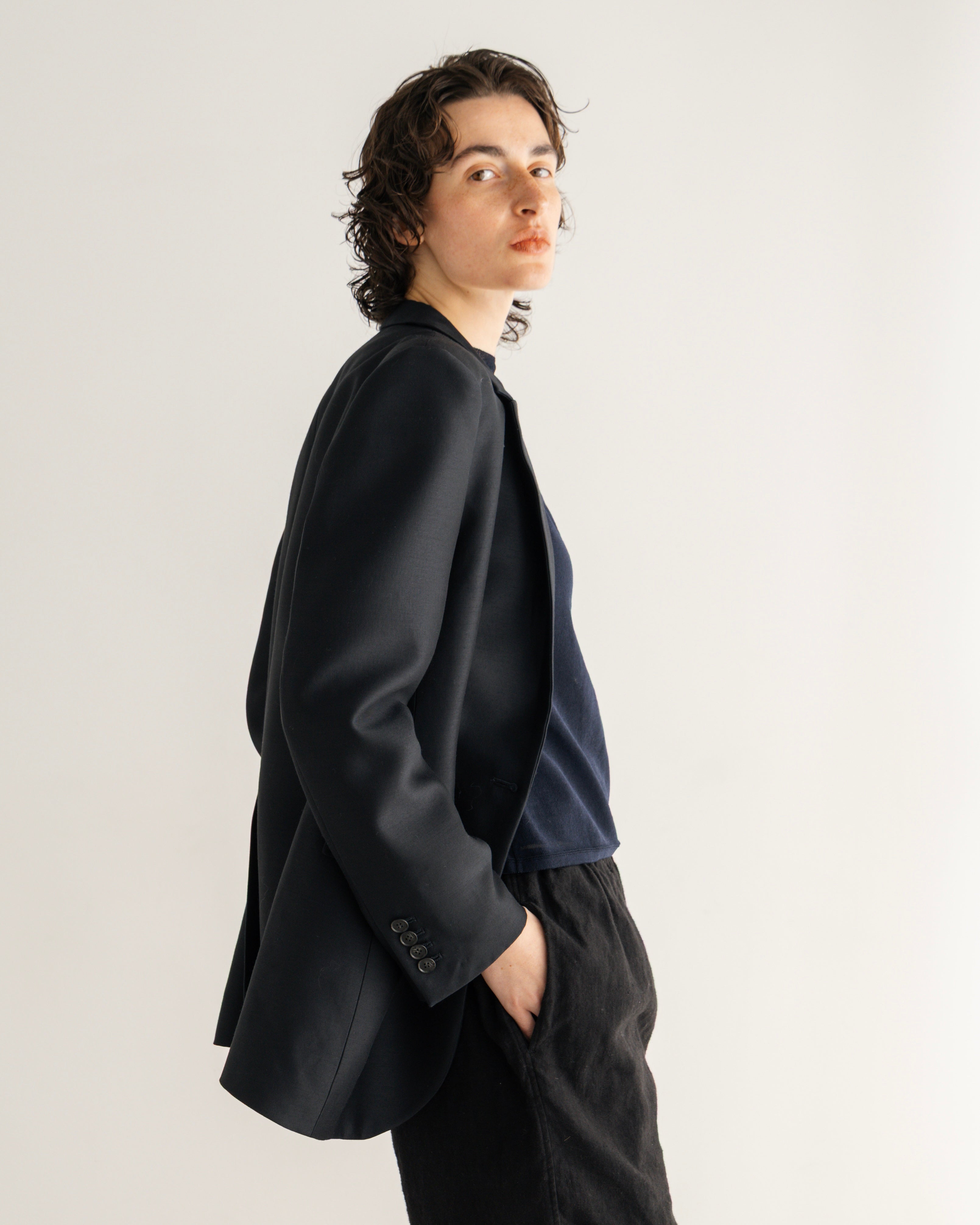 WOOL SILK TAILORED JACKET(ウールシルクテイラードジャケット)|BIYOMA(ビヨーマ)OFFICIAL ONLINE STORE