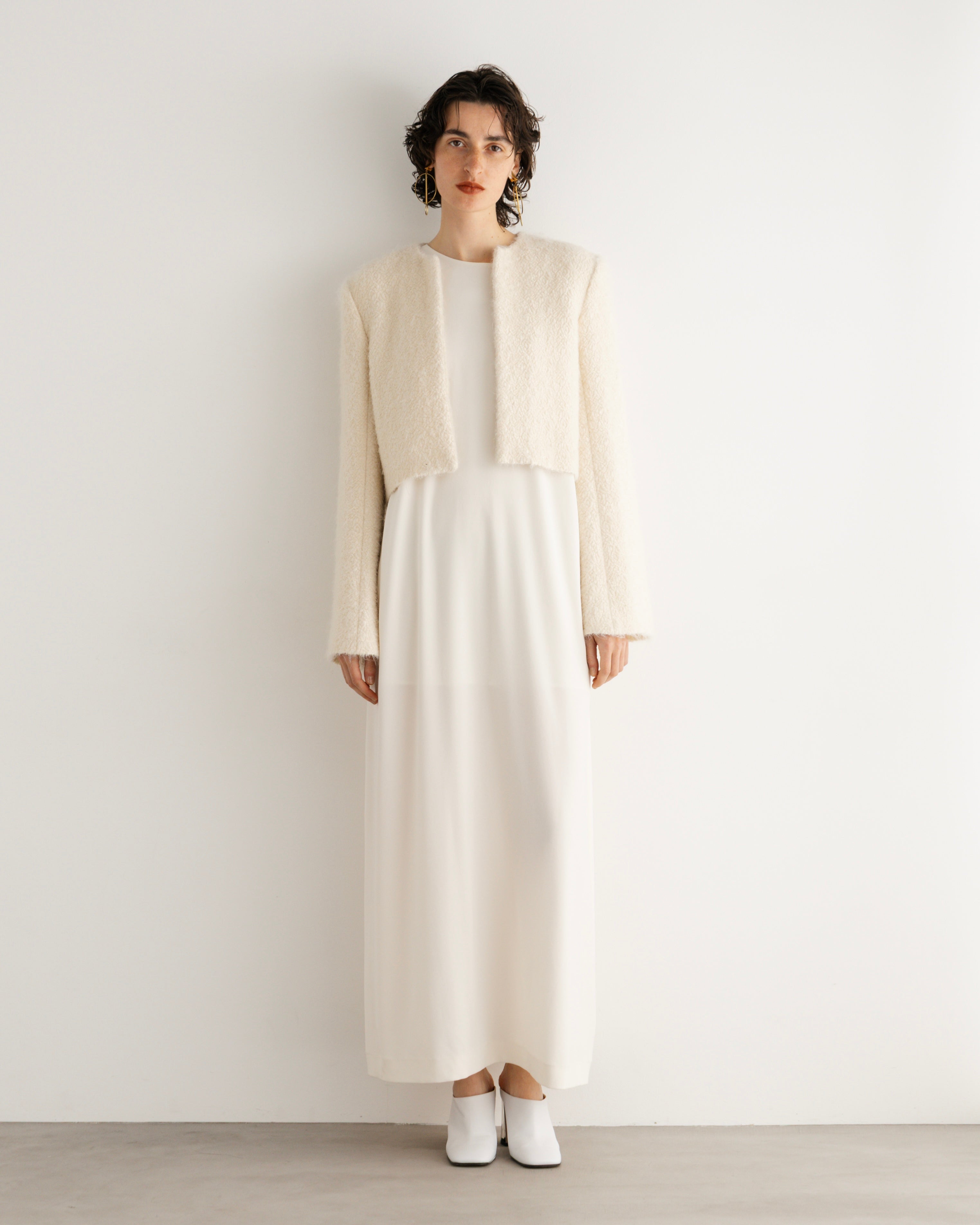 TRI-ACETATE POLYESTER BACK SATIN DRESS (トリアセテートポリエステルバックサテンドレス)|BIYOMA(ビヨーマ)OFFICIAL ONLINE STORE