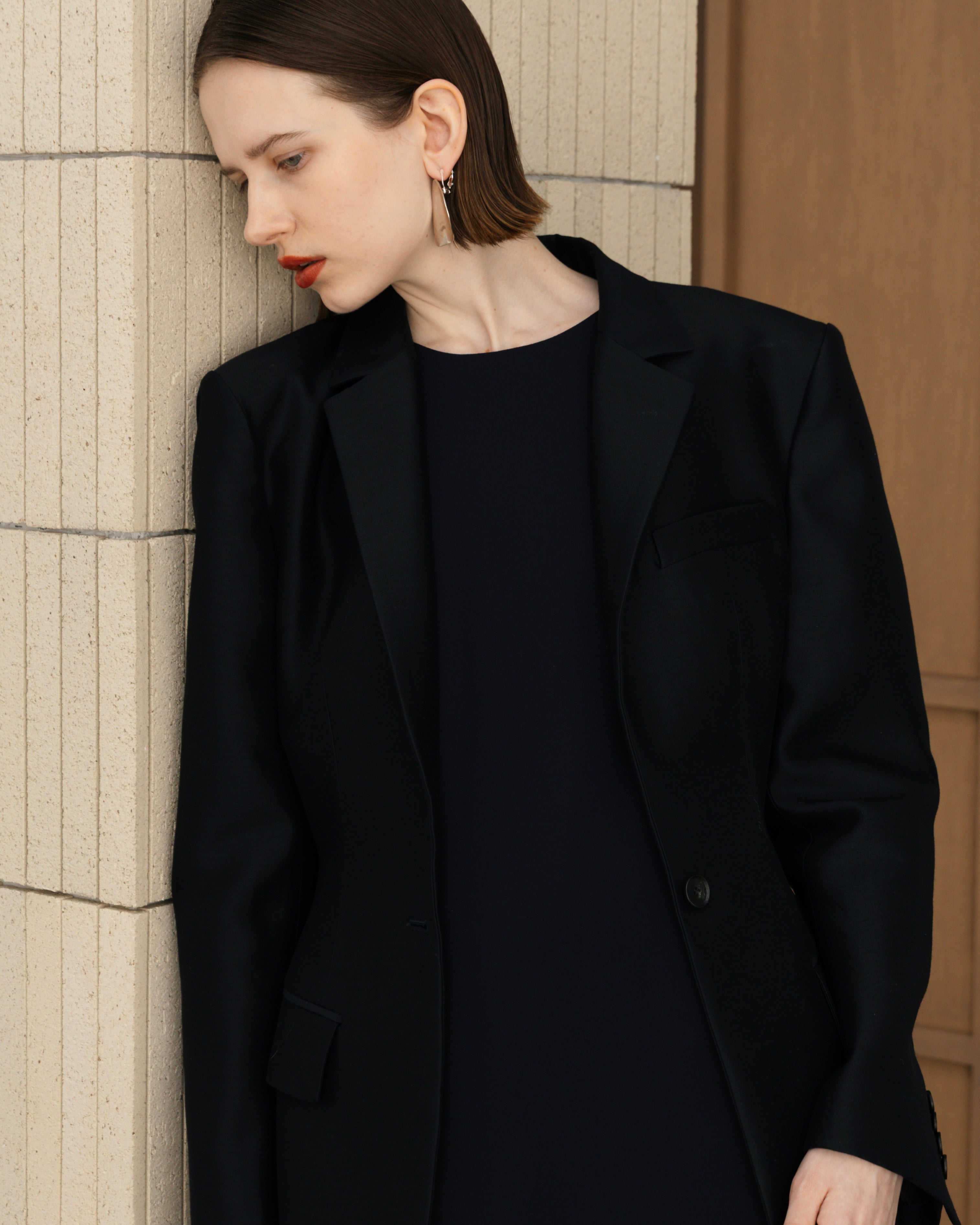 TRI-ACETATE POLYESTER BACK SATIN DRESS (トリアセテートポリエステルバックサテンドレス)|BIYOMA(ビヨーマ)OFFICIAL ONLINE STORE