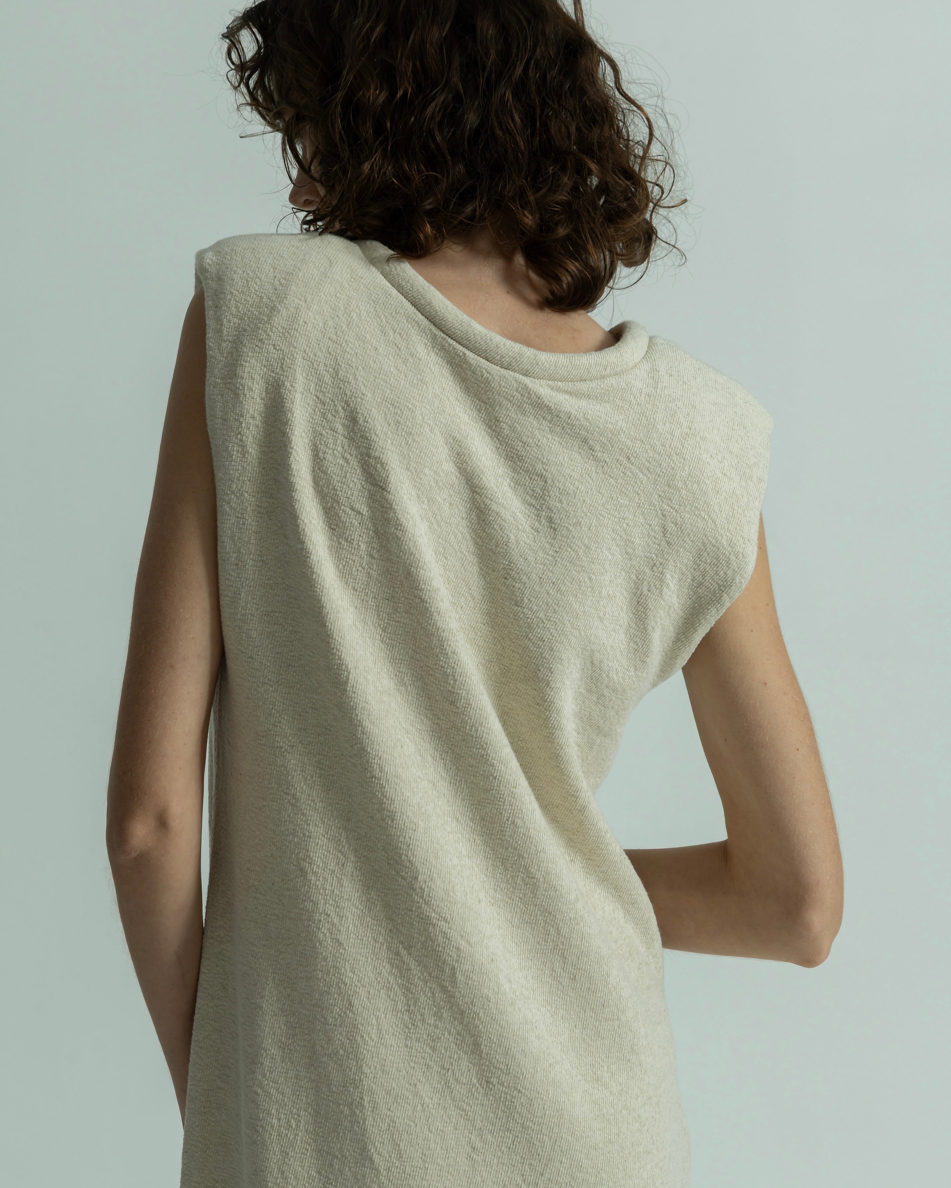 COTTON LINEN RIB NO SLEEVE DRESS(コットンリネンリブノースリーブドレス)|BIYOMA(ビヨーマ)OFFICIAL ONLINE STORE