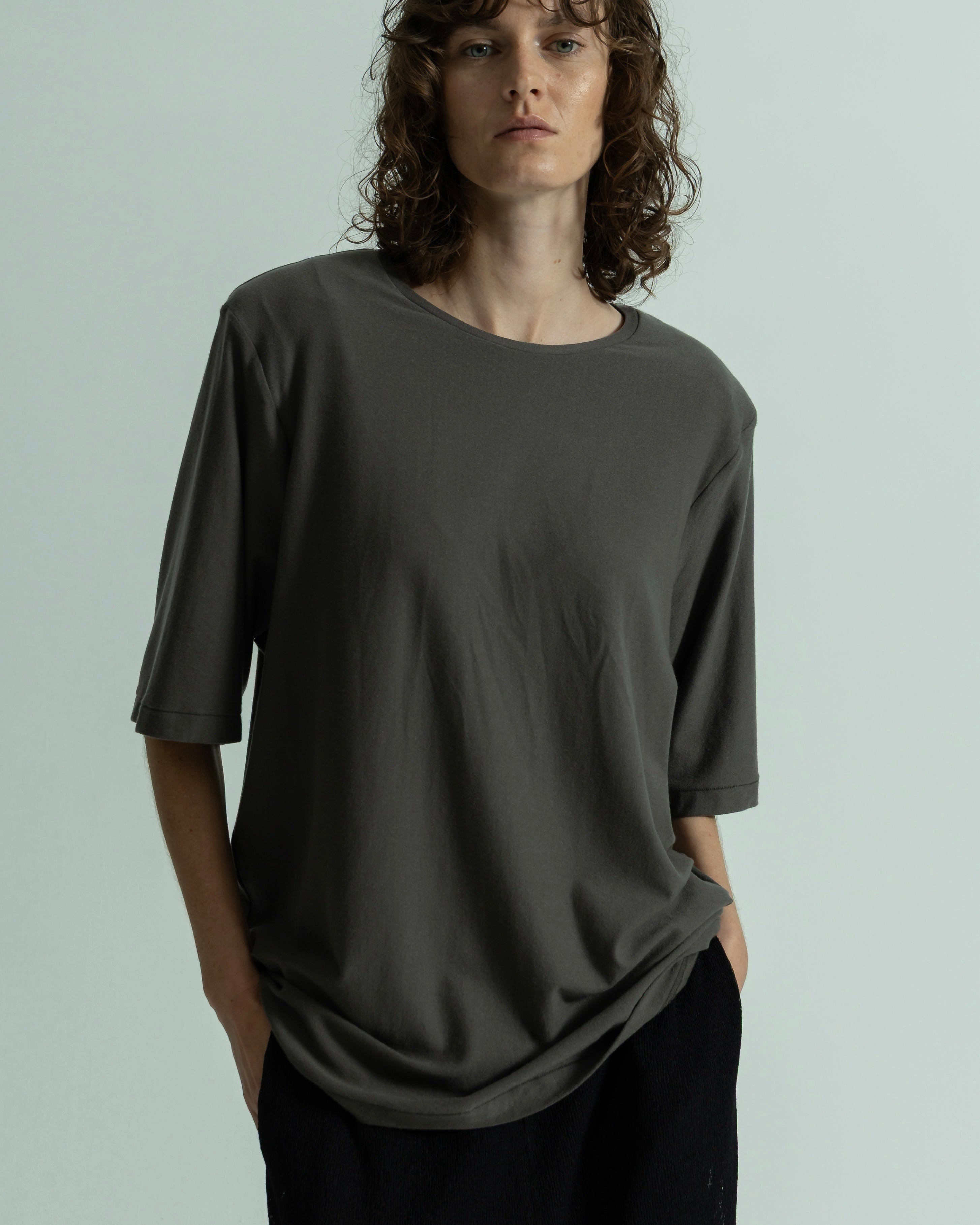 CASHMERE SILK SHORT SLEEVE PULLOVER(カシミヤシルクショートスリーブプルオーバー)|BIYOMA(ビヨーマ)OFFICIAL ONLINE STORE