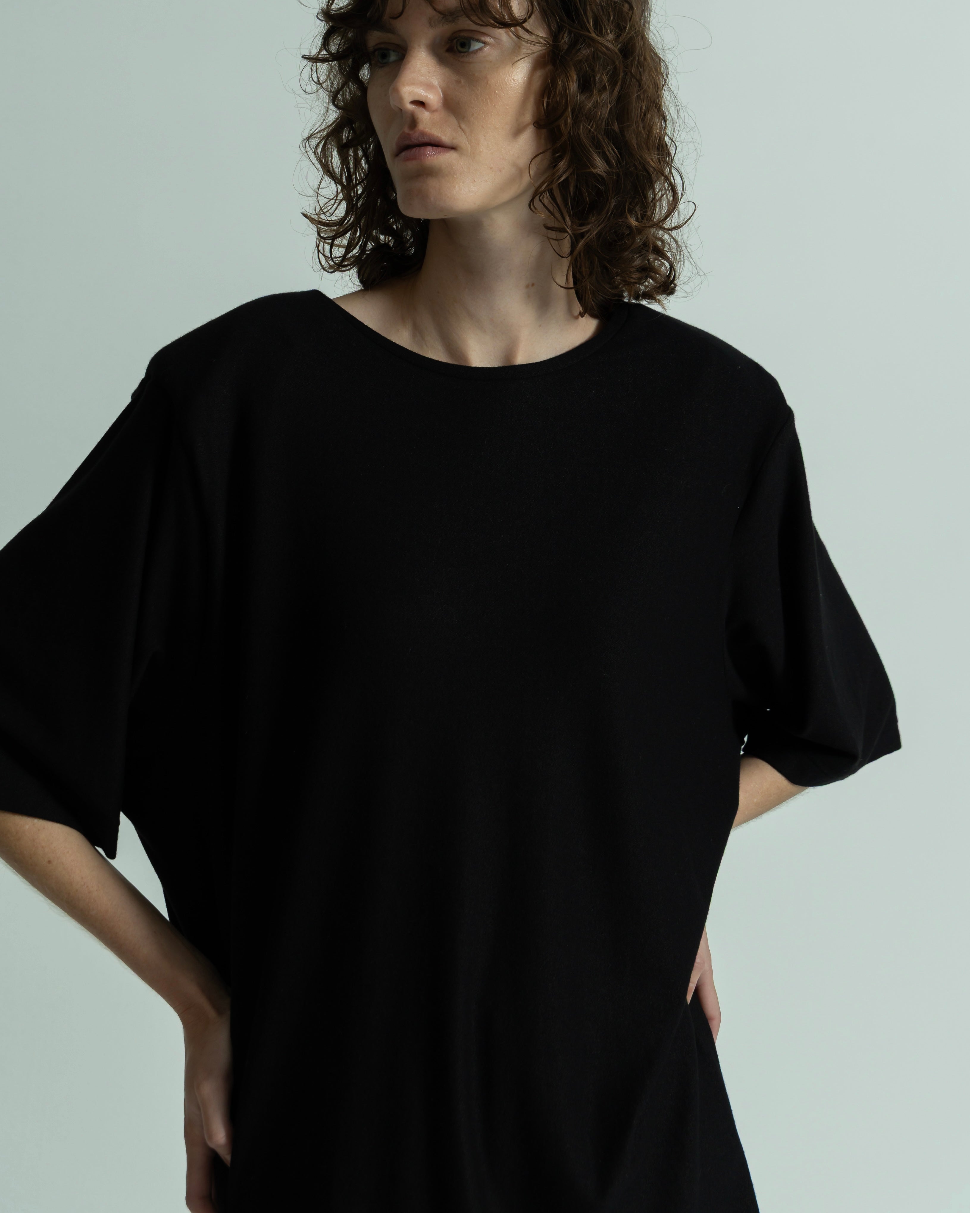 CASHMERE SILK SHORT SLEEVE PULLOVER(カシミヤシルクショートスリーブプルオーバー)|BIYOMA(ビヨーマ)OFFICIAL ONLINE STORE