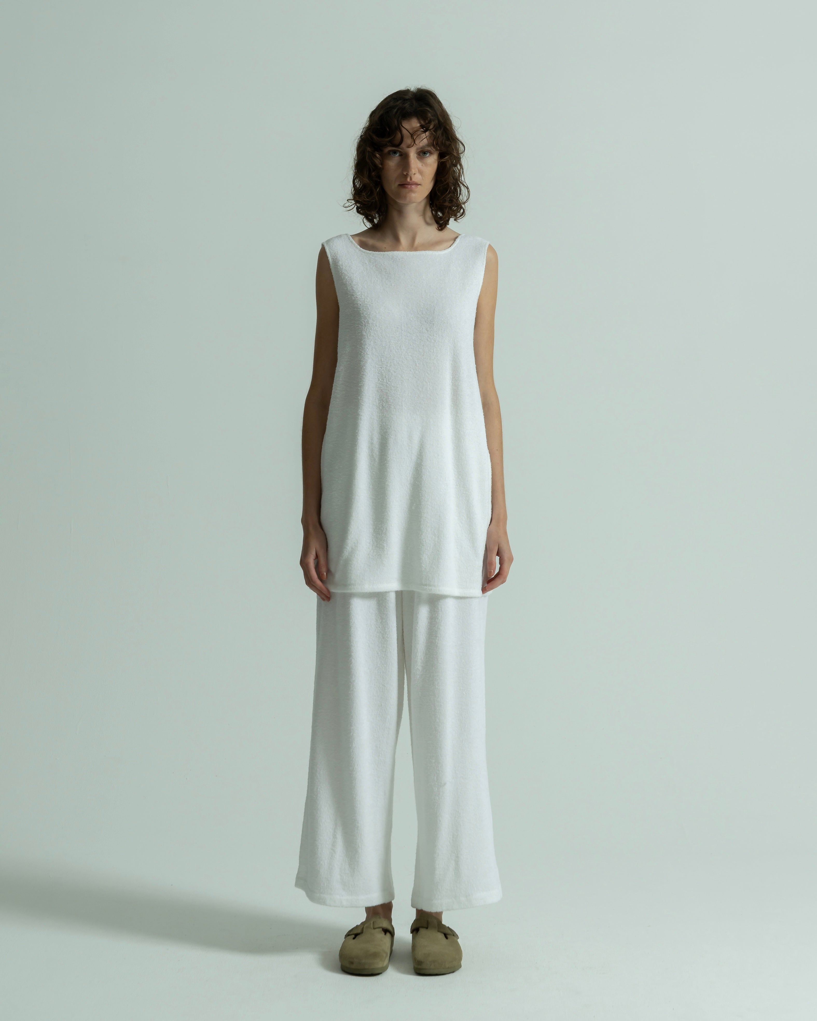 LOOP JERSEY CROPPED WIDE PANTS(ループジャージークロップドワイドパンツ)|BIYOMA(ビヨーマ)OFFICIAL ONLINE STORE