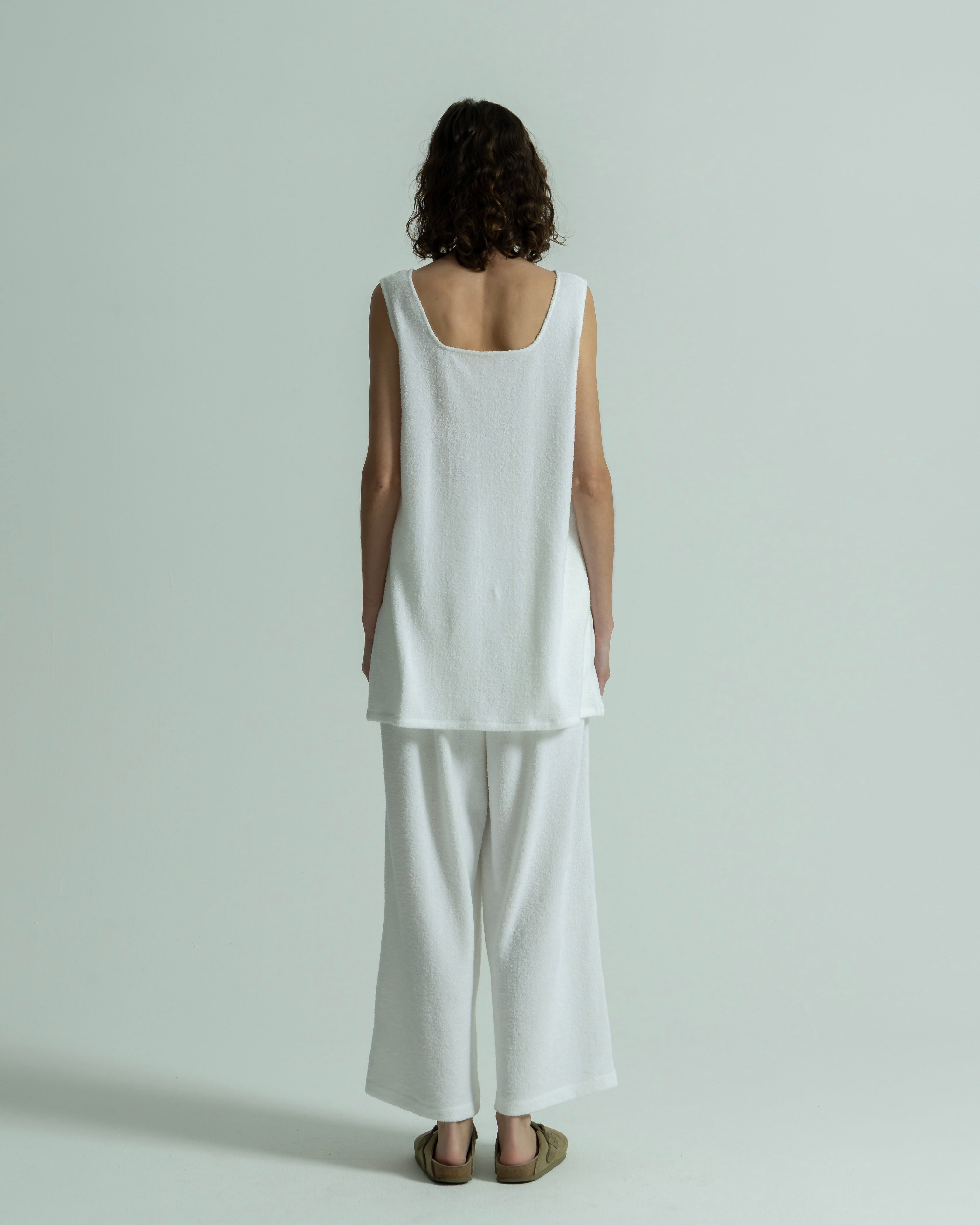 LOOP JERSEY CROPPED WIDE PANTS(ループジャージークロップドワイドパンツ)|BIYOMA(ビヨーマ)OFFICIAL ONLINE STORE