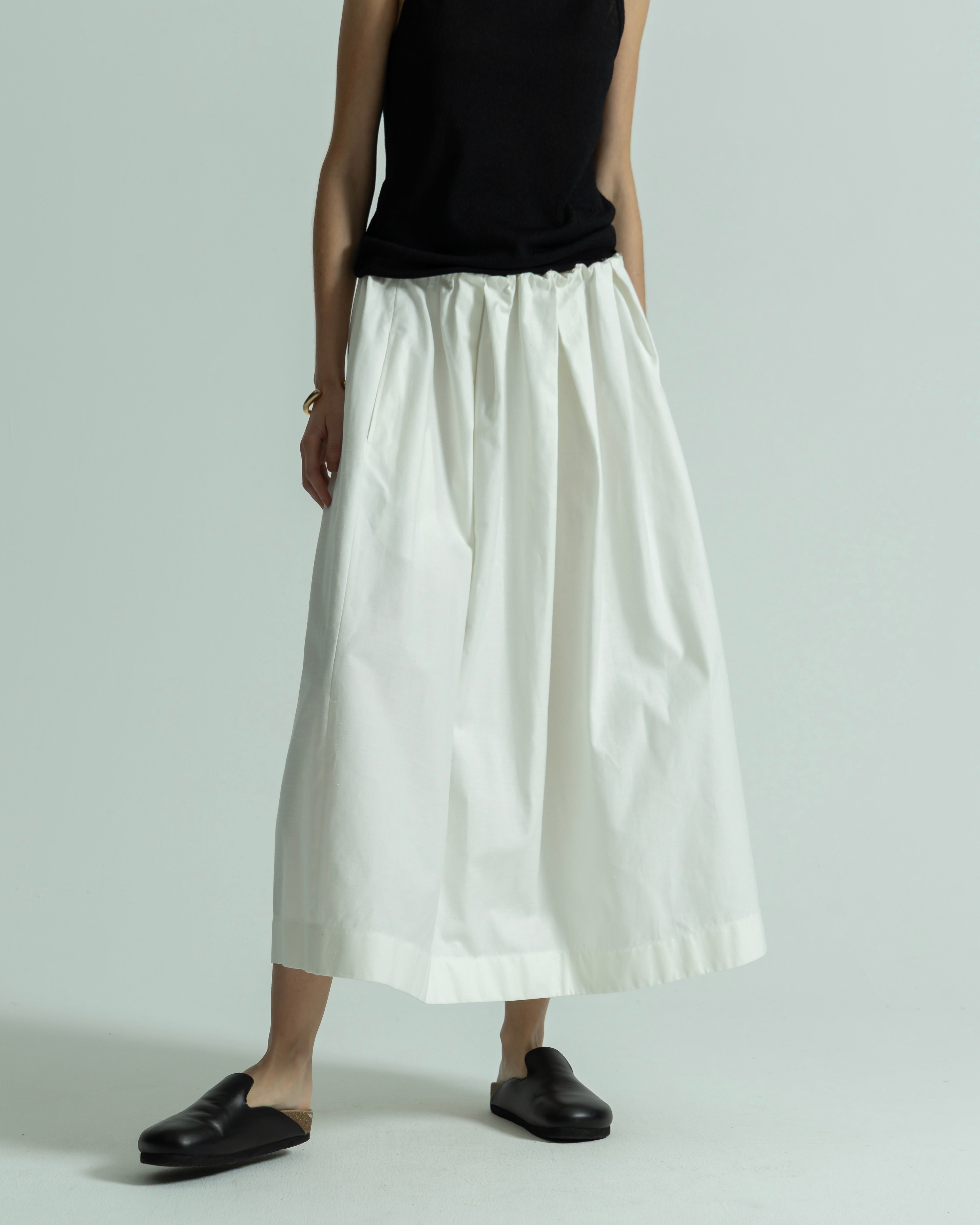 COTTON GATHER TUCK SKIRT(コットンギャザータックスカート)|BIYOMA(ビヨーマ)OFFICIAL ONLINE STORE