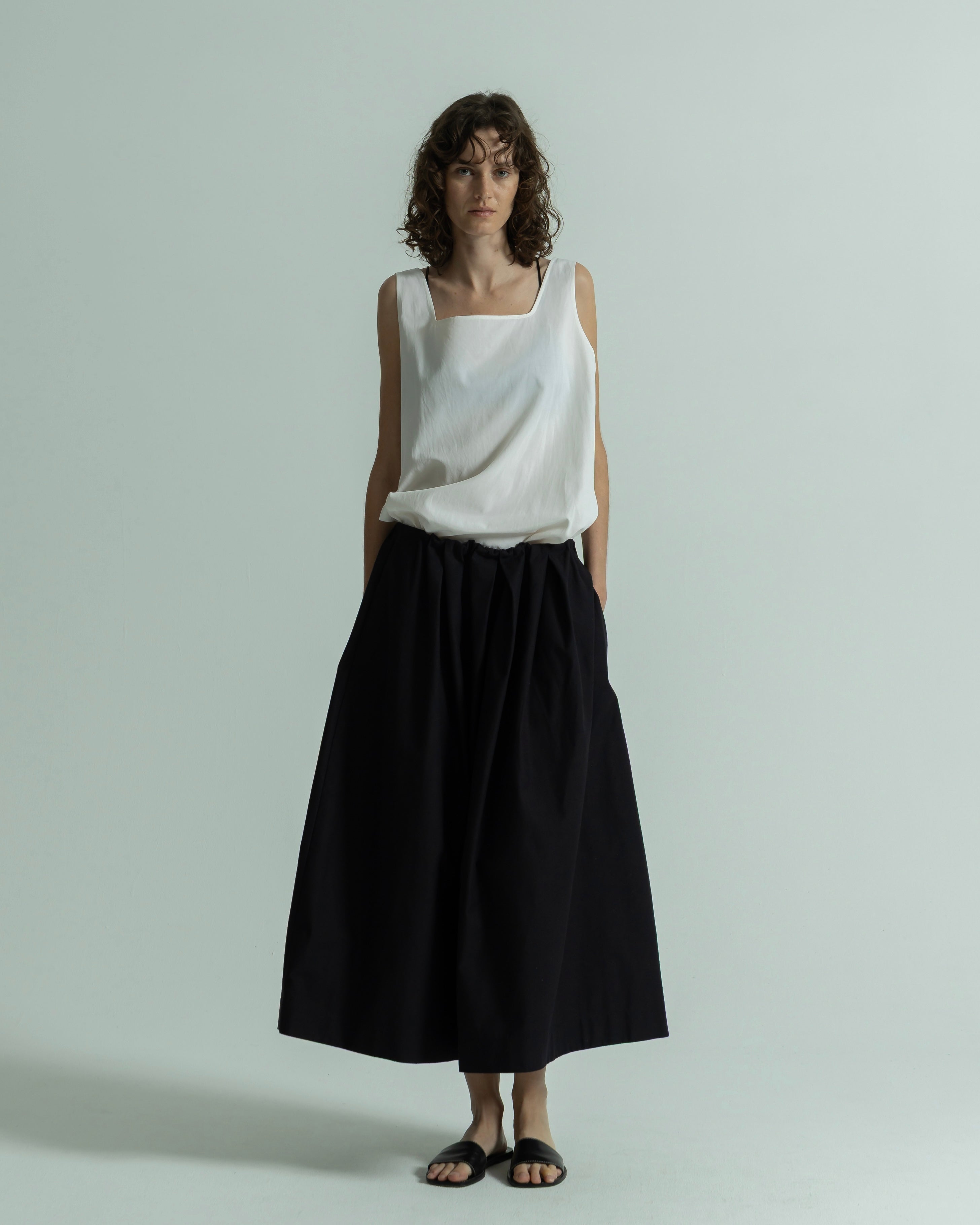 COTTON GATHER TUCK SKIRT(コットンギャザータックスカート)|BIYOMA(ビヨーマ)OFFICIAL ONLINE STORE