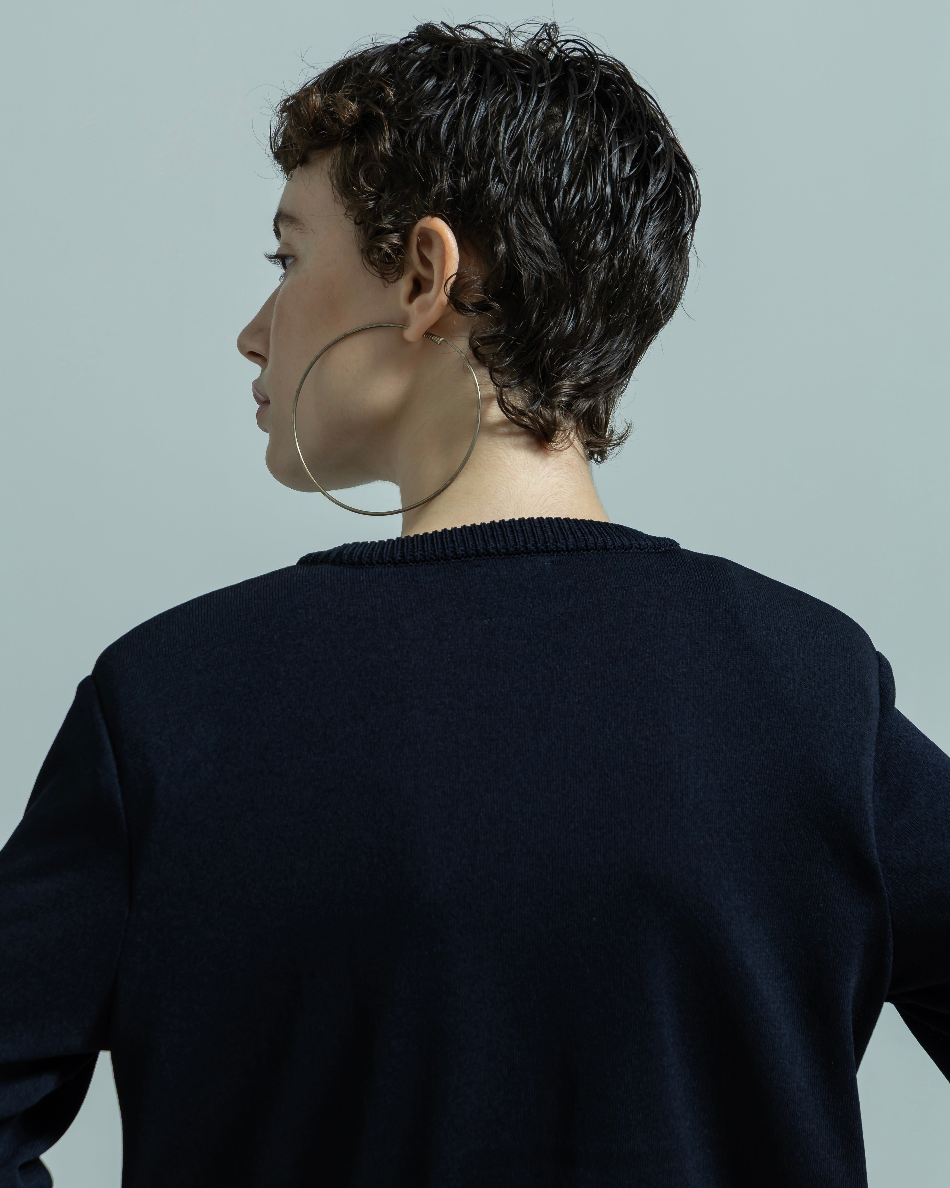 ACETATE NYLON SHORT SLEEVE KNIT PULLOVER(アセテートナイロンショートスリーブニットプルオーバー)|BIYOMA(ビヨーマ)OFFICIAL ONLINE STORE