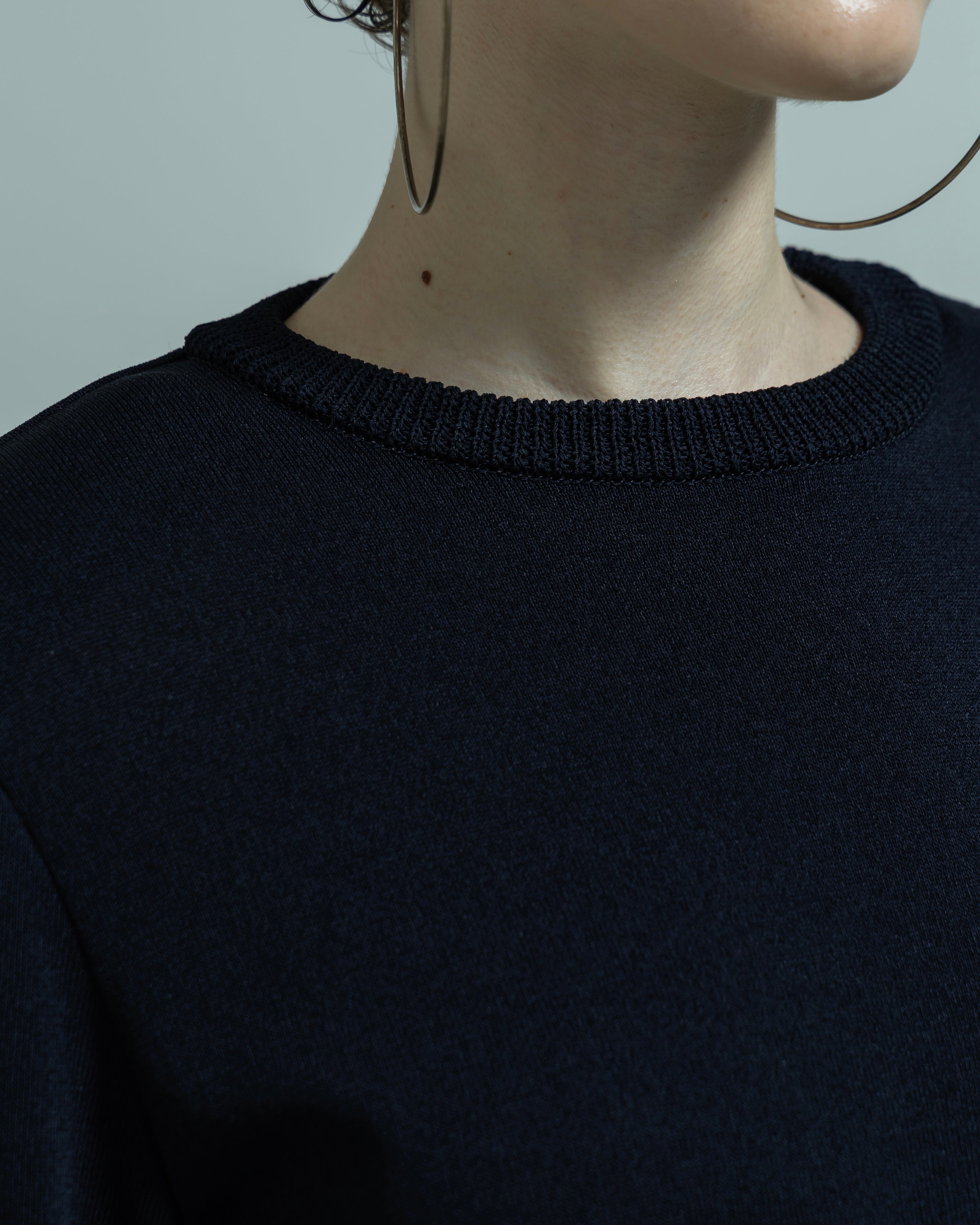 ACETATE NYLON SHORT SLEEVE KNIT PULLOVER(アセテートナイロンショートスリーブニットプルオーバー)|BIYOMA(ビヨーマ)OFFICIAL ONLINE STORE