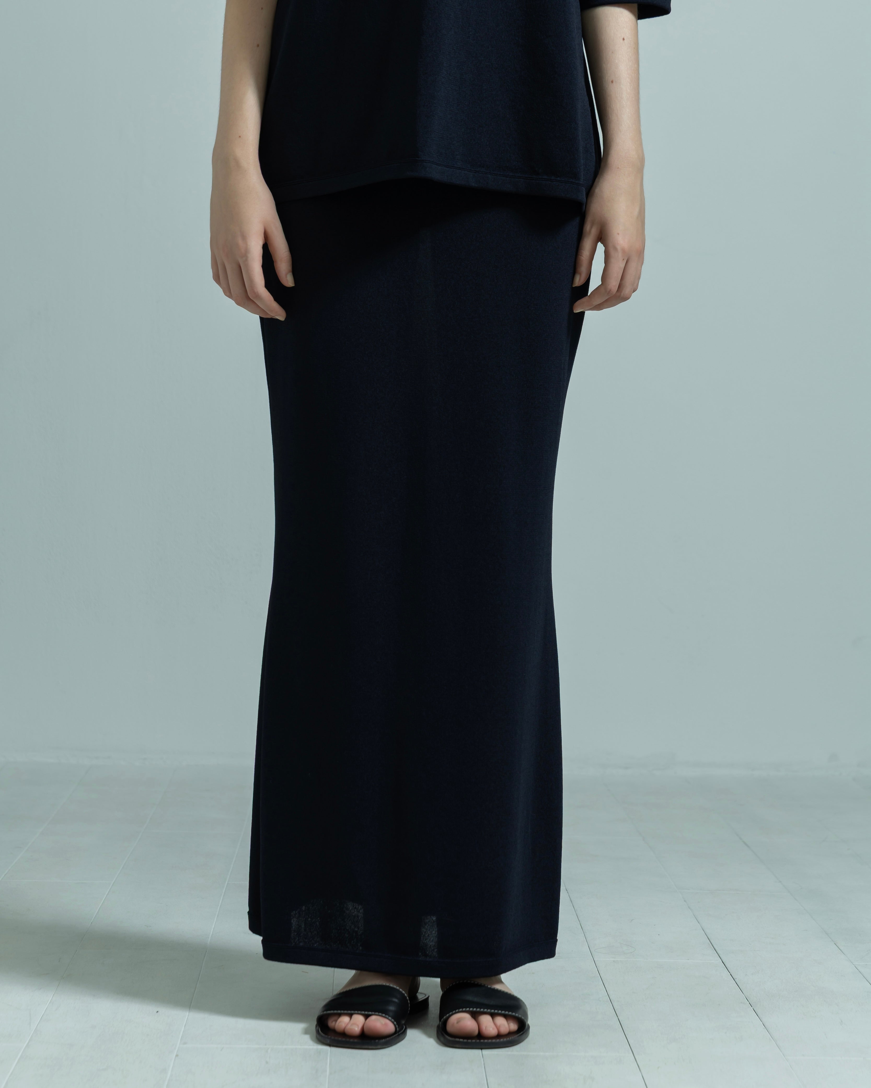 ACETATE NYLON KNIT SKIRT(アセテートナイロンニットスカート)|BIYOMA(ビヨーマ)OFFICIAL ONLINE STORE