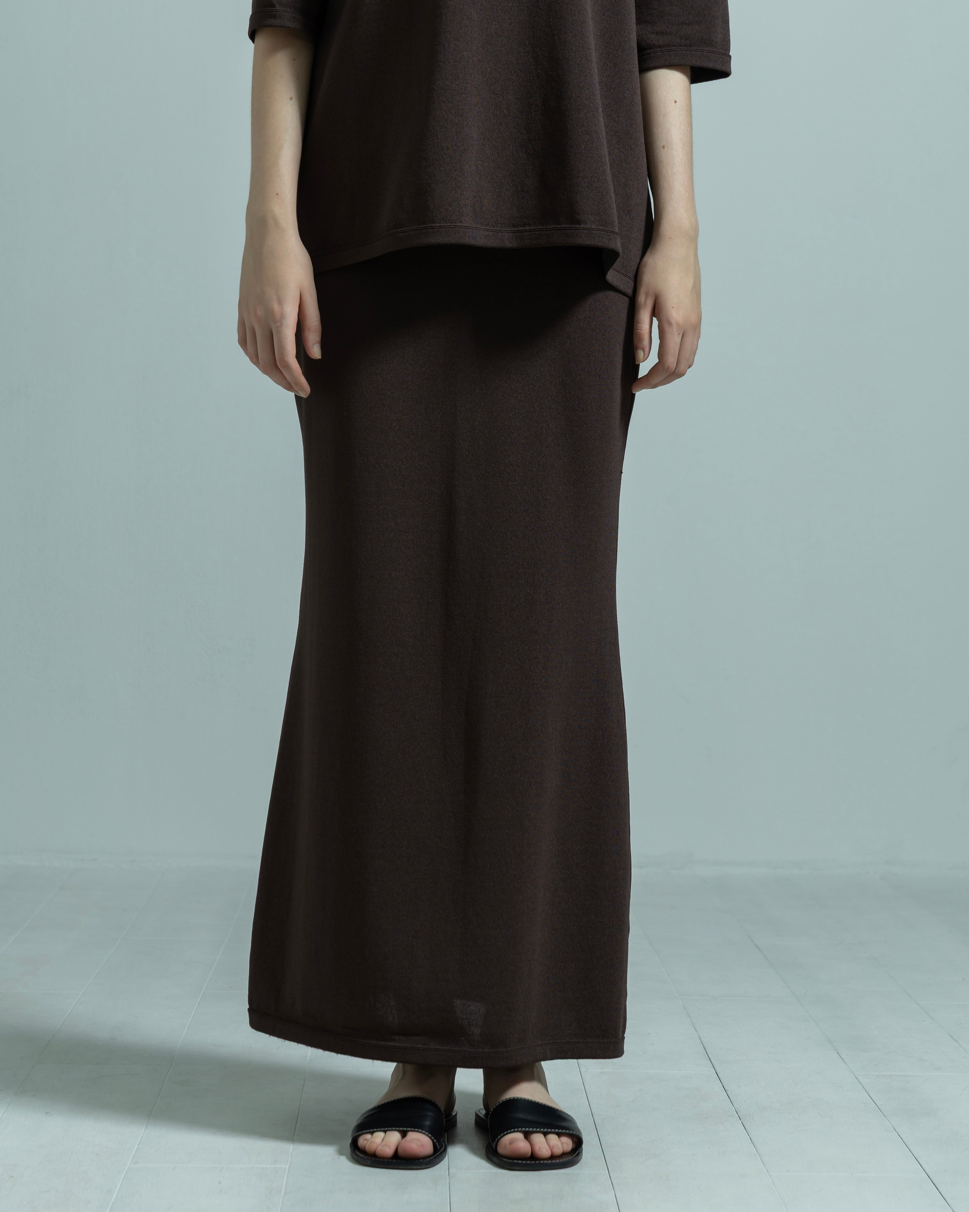 ACETATE NYLON KNIT SKIRT(アセテートナイロンニットスカート)|BIYOMA(ビヨーマ)OFFICIAL ONLINE STORE