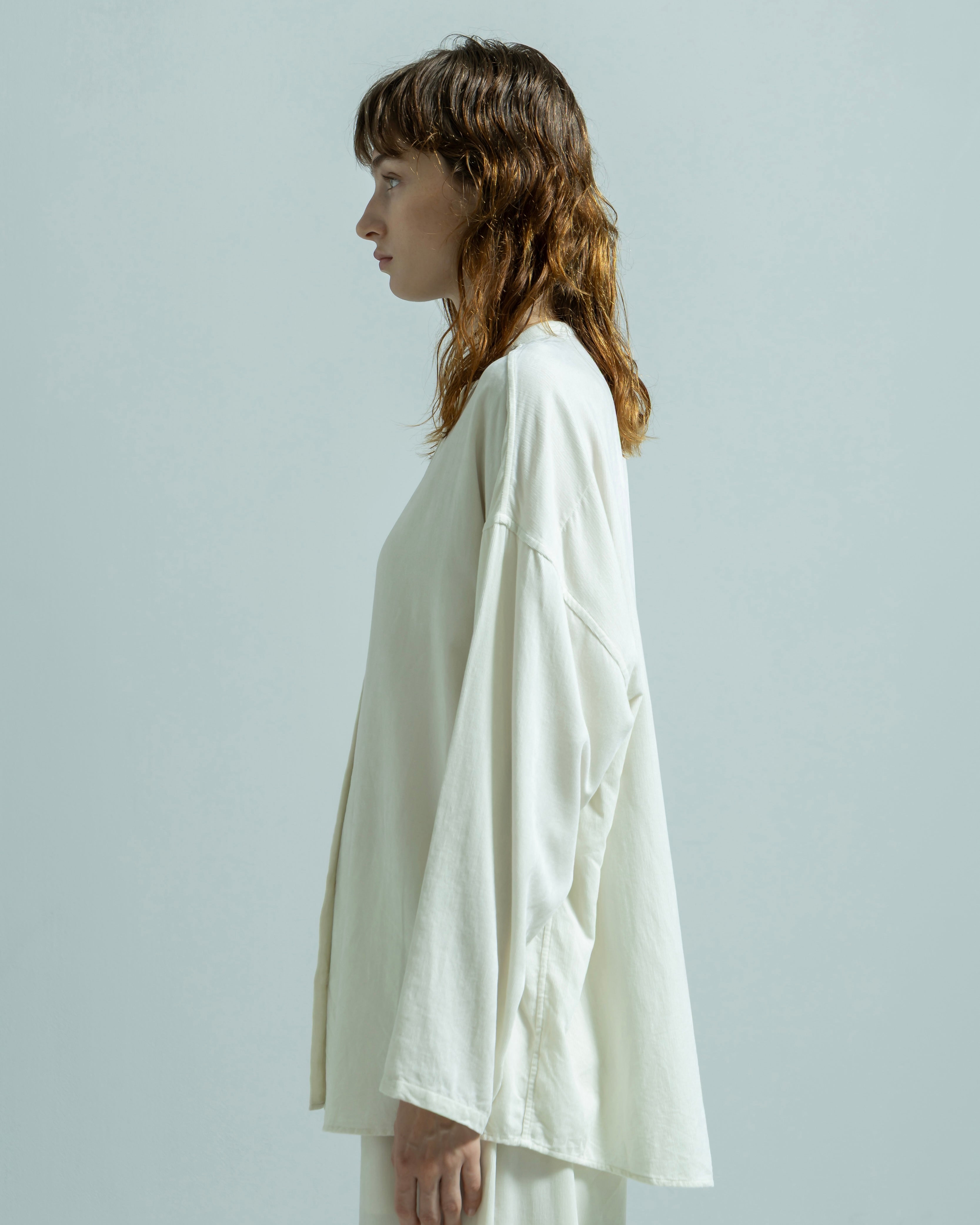 COTTON RAYON CORDUROY NO COLLAR SHIRT(コットンレーヨンコーデュロイノーカラーシャツ)|BIYOMA(ビヨーマ)OFFICIAL ONLINE STORE