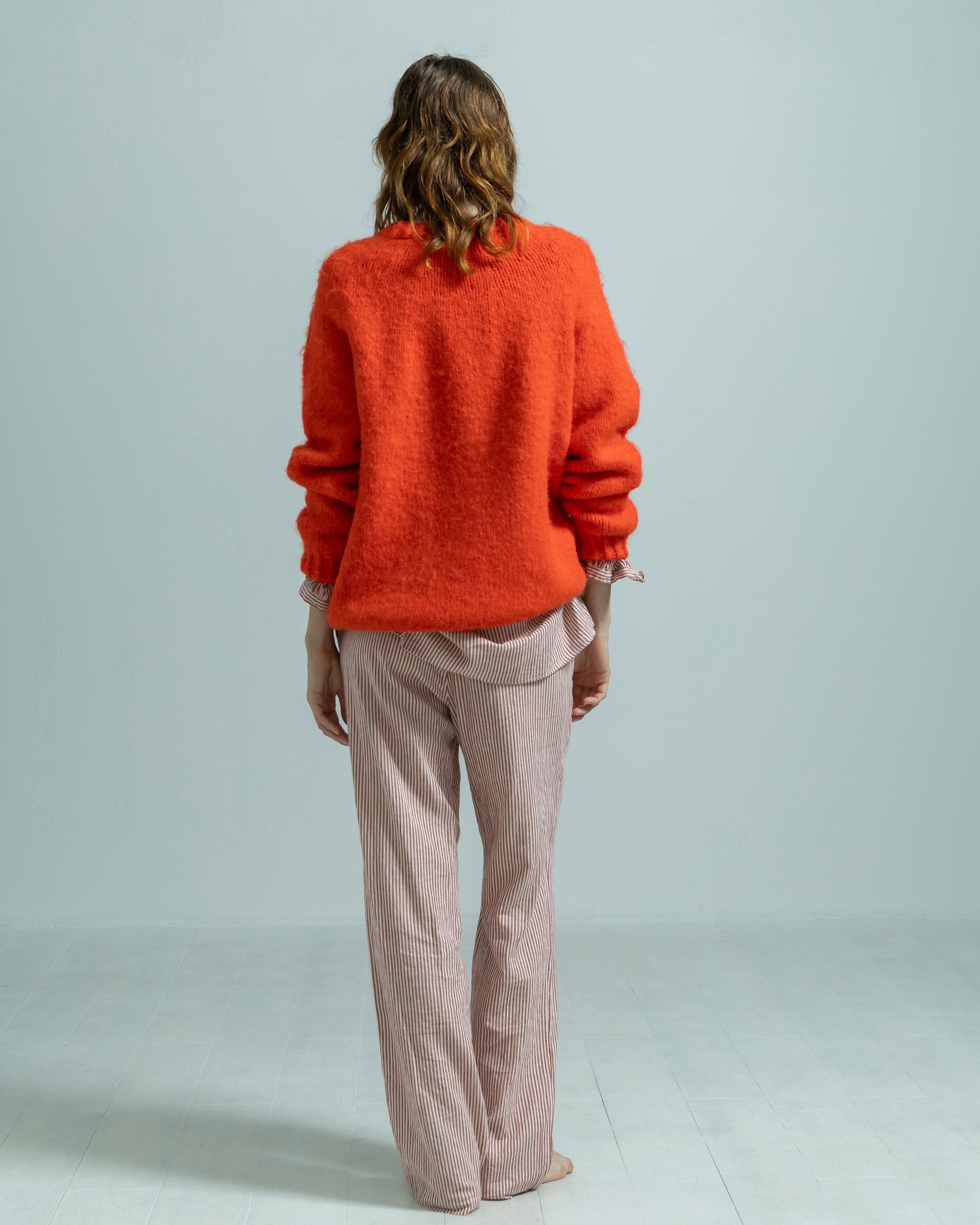 NYLON ACRYLIC HAND KNIT PULLOVER(ナイロンアクリルニットハンドニットプルオーバー)|BIYOMA(ビヨーマ)OFFICIAL ONLINE STORE