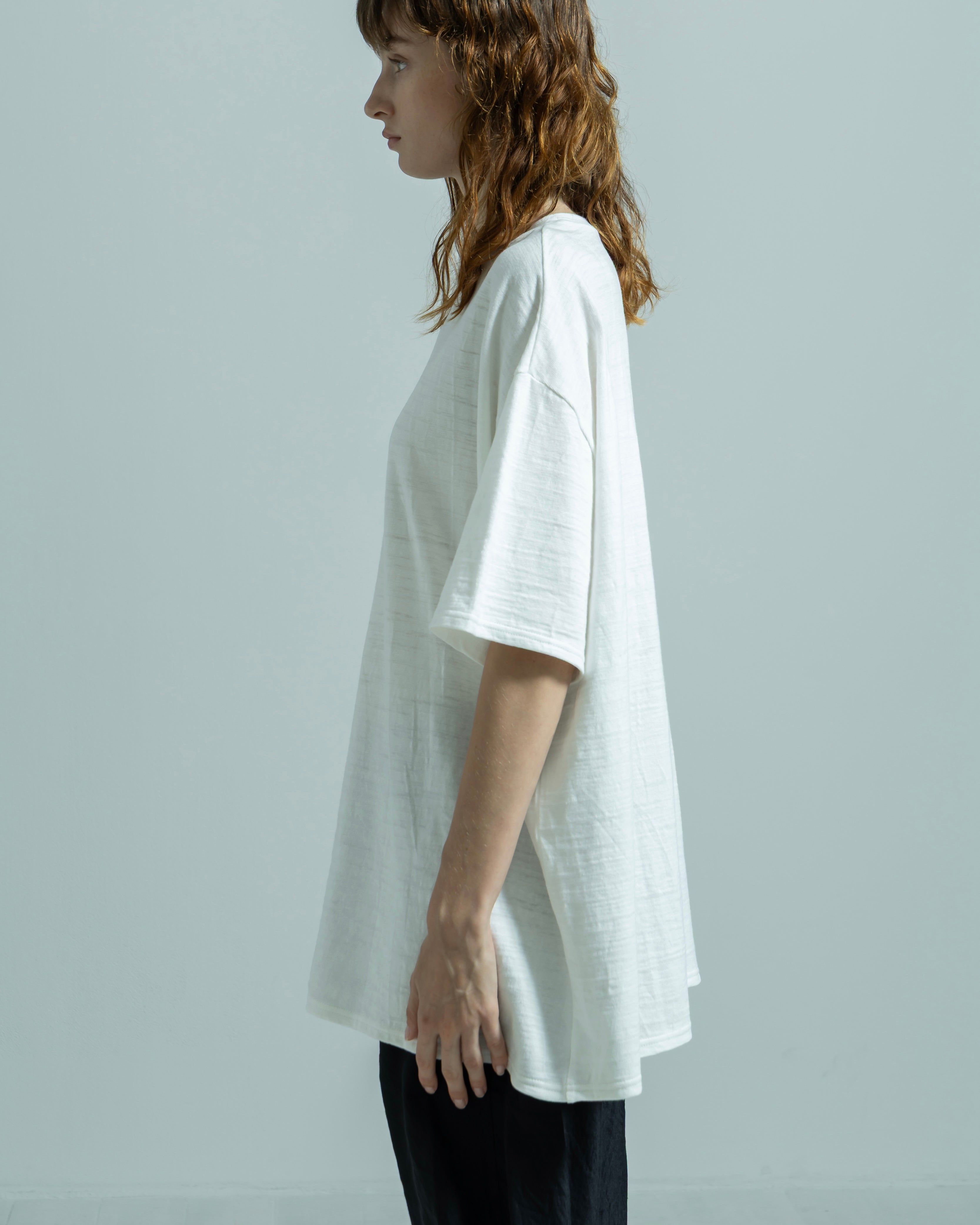 COTTON JERSEY SHORT SLEEVE WIDE PULLOVER(コットンジャージーショートスリーブワイドプルオーバー)|BIYOMA(ビヨーマ)OFFICIAL ONLINE STORE