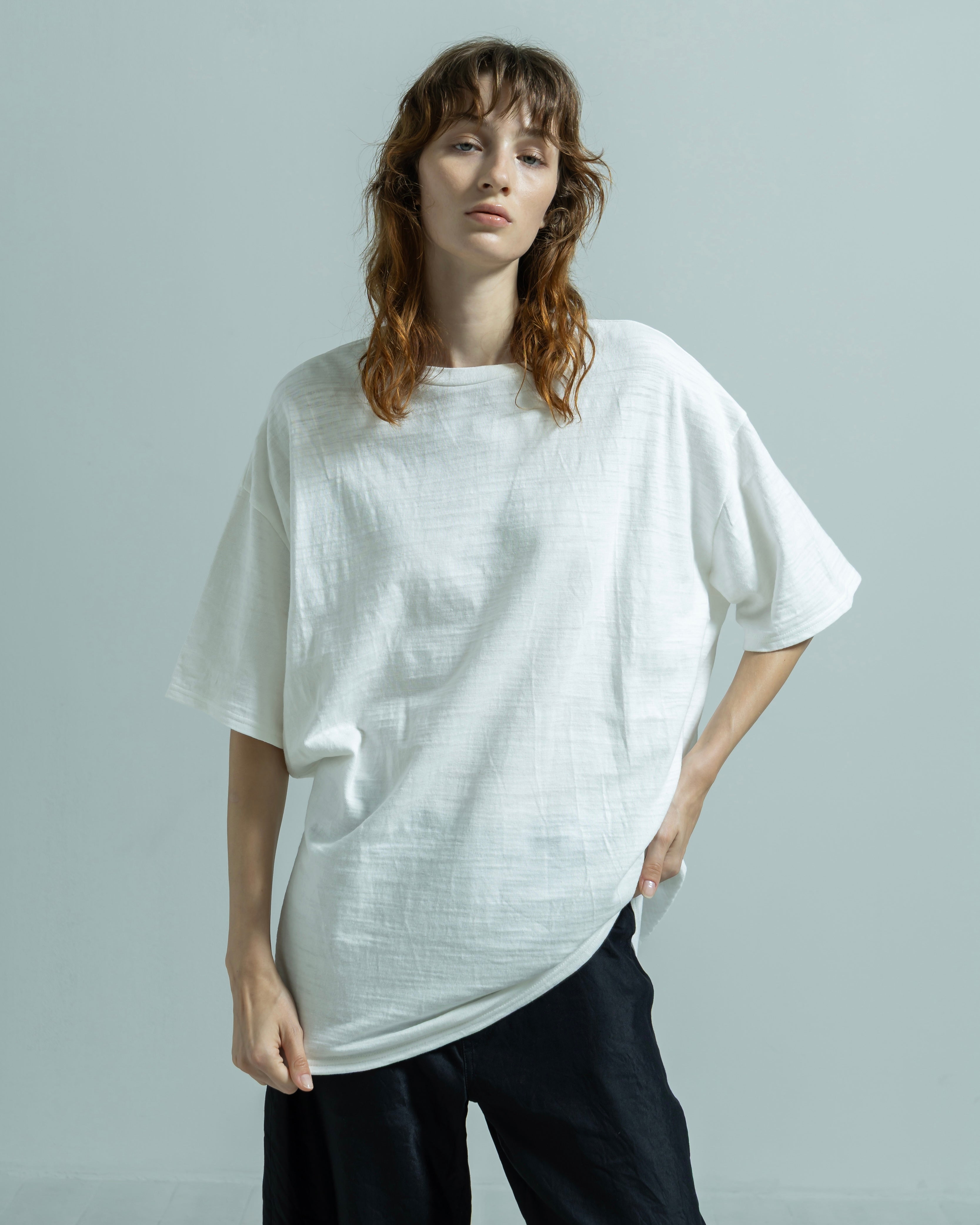 COTTON JERSEY SHORT SLEEVE WIDE PULLOVER(コットンジャージーショートスリーブワイドプルオーバー)|BIYOMA(ビヨーマ)OFFICIAL ONLINE STORE
