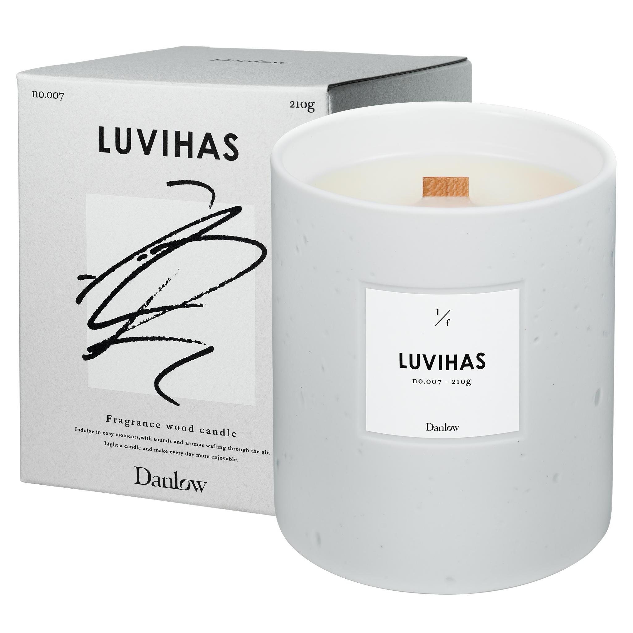 【Danlow】フレグランスウッドキャンドル LUVIHAS(ルヴィハス)の通販|BIYŌMA(ビヨーマ)OFFICIAL ONLINE STORE