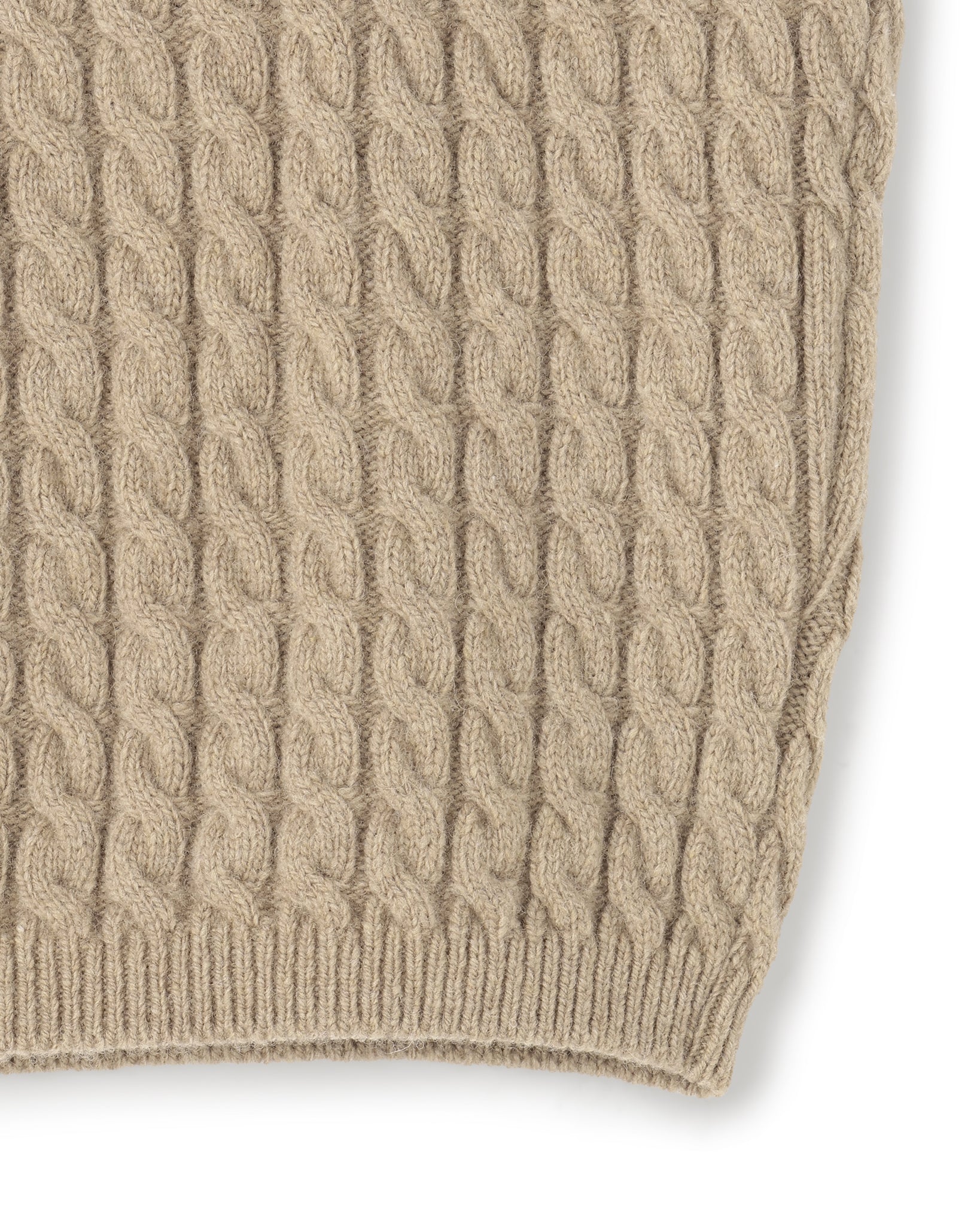 WOOL NYLON CABLE KNIT PULLOVER（ウールナイロンケーブルニットプルオーバー）｜BIYOMA（ビヨーマ）OFFICIAL ONLINE STORE