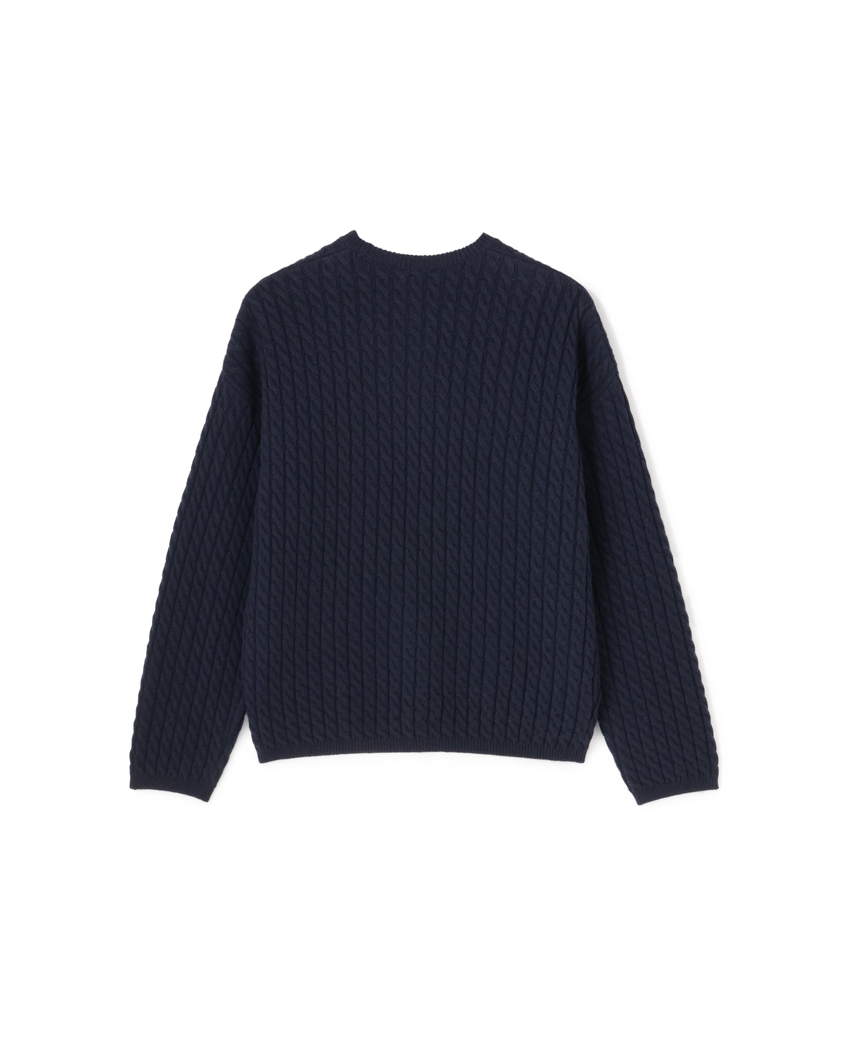 WOOL NYLON CABLE KNIT PULLOVER（ウールナイロンケーブルニットプルオーバー）｜BIYOMA（ビヨーマ）OFFICIAL ONLINE STORE