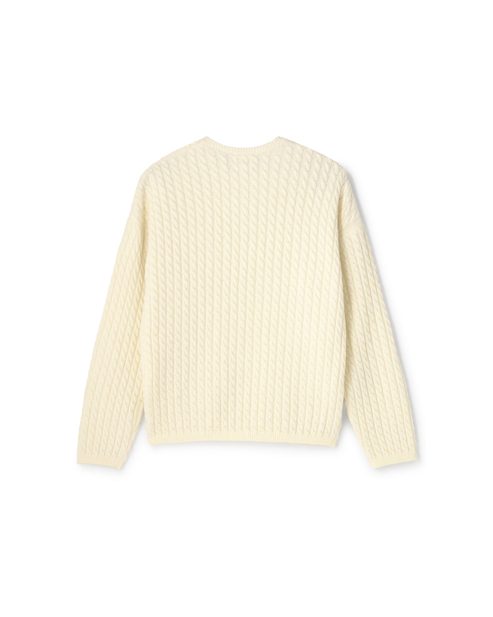 WOOL NYLON CABLE KNIT PULLOVER（ウールナイロンケーブルニットプルオーバー）｜BIYOMA（ビヨーマ）OFFICIAL ONLINE STORE